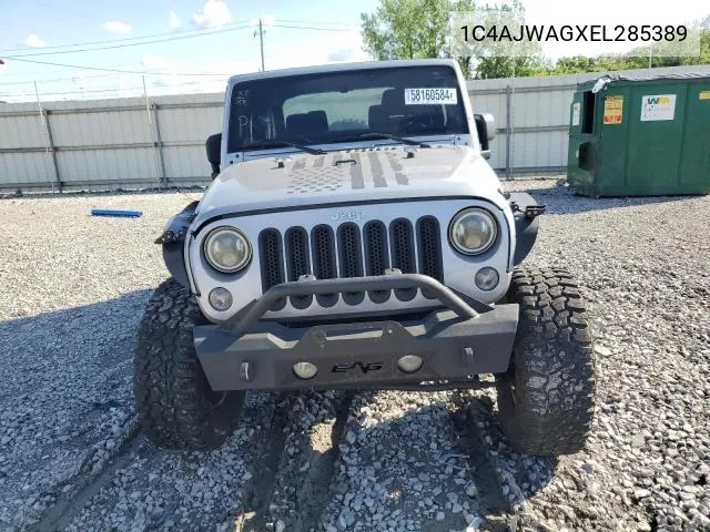 1C4AJWAGXEL285389 2014 Jeep Wrangler Sport