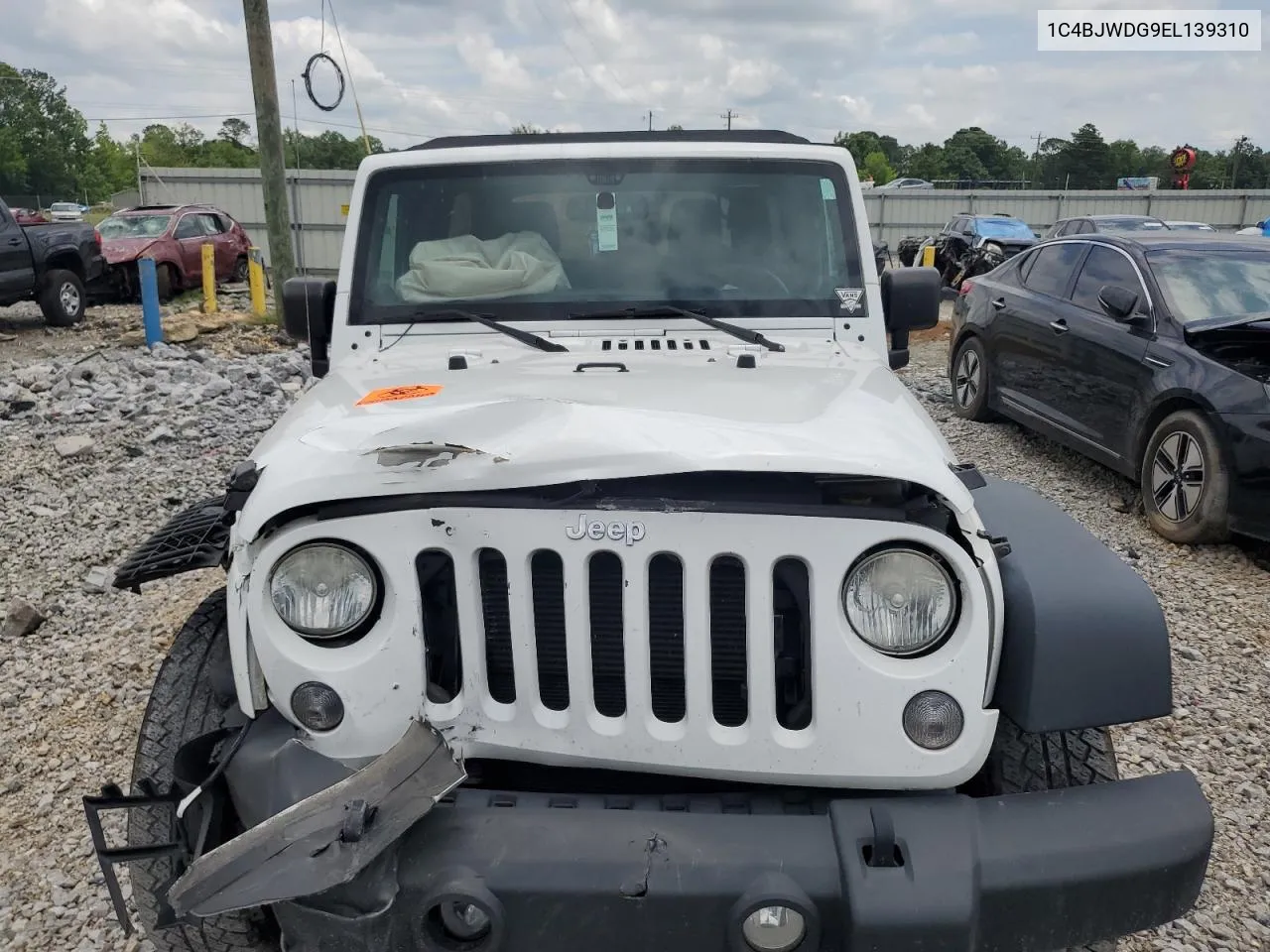 1C4BJWDG9EL139310 2014 Jeep Wrangler Unlimited Sport