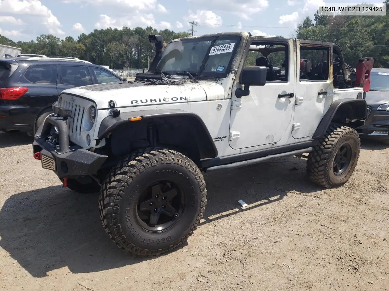 1C4BJWFG2EL129425 2014 Jeep Wrangler Unlimited Rubicon