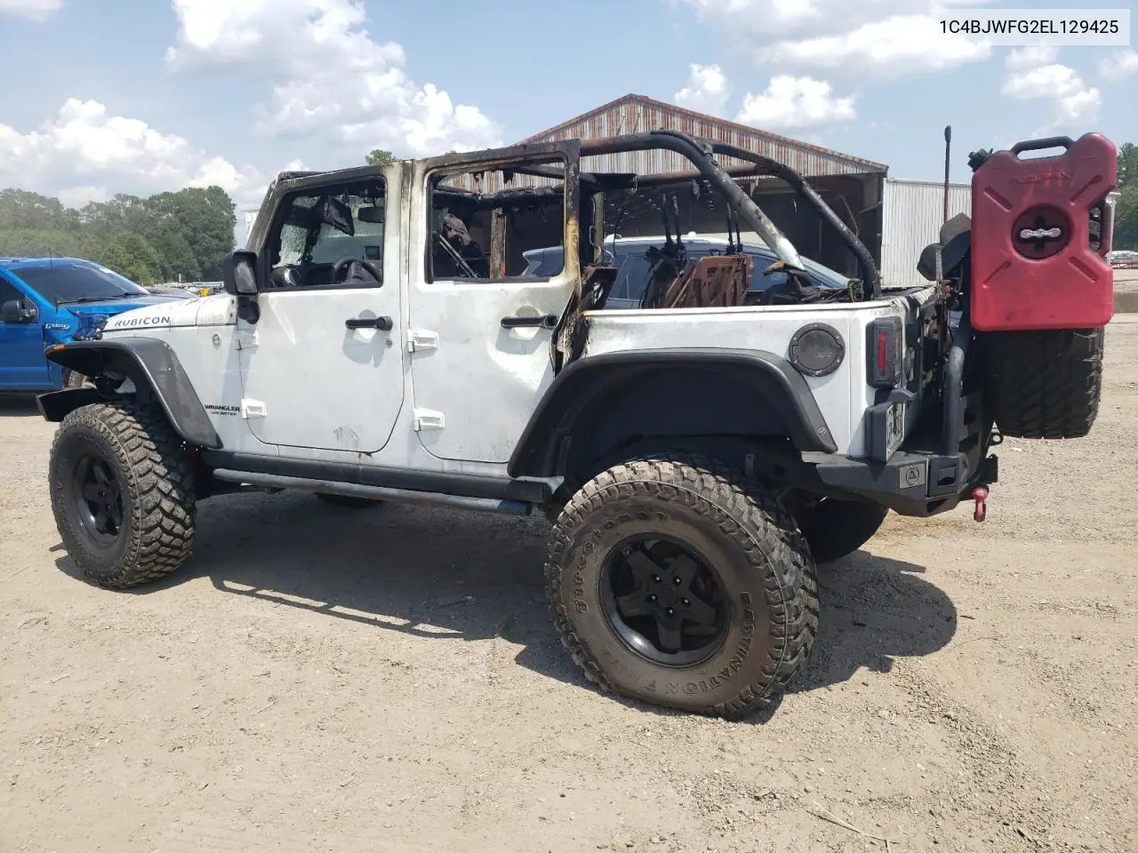 1C4BJWFG2EL129425 2014 Jeep Wrangler Unlimited Rubicon