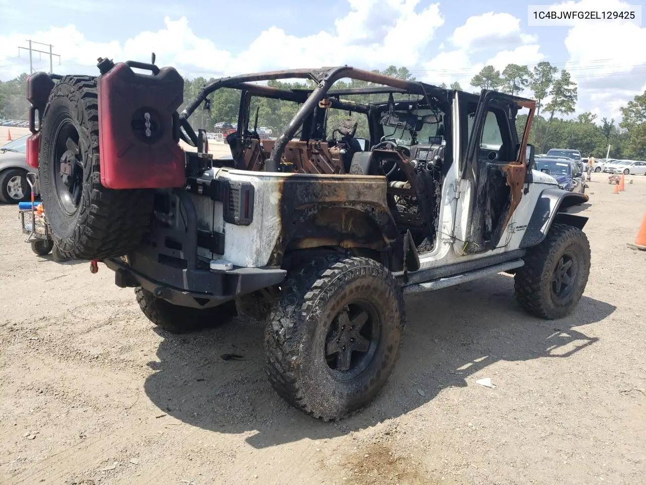 1C4BJWFG2EL129425 2014 Jeep Wrangler Unlimited Rubicon