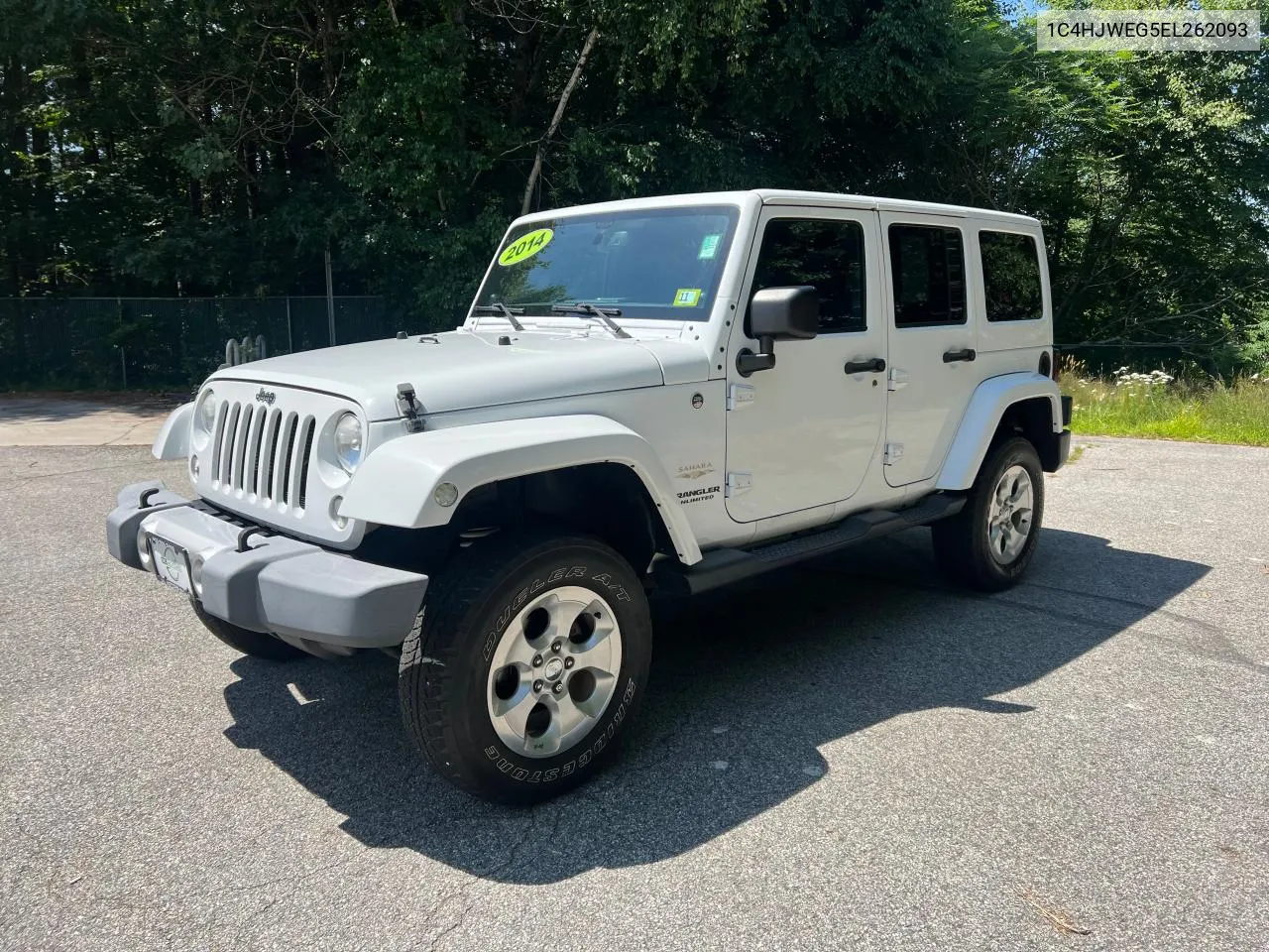 2014 Jeep Wrangler Unlimited Sahara VIN: 1C4HJWEG5EL262093 Lot: 62079364