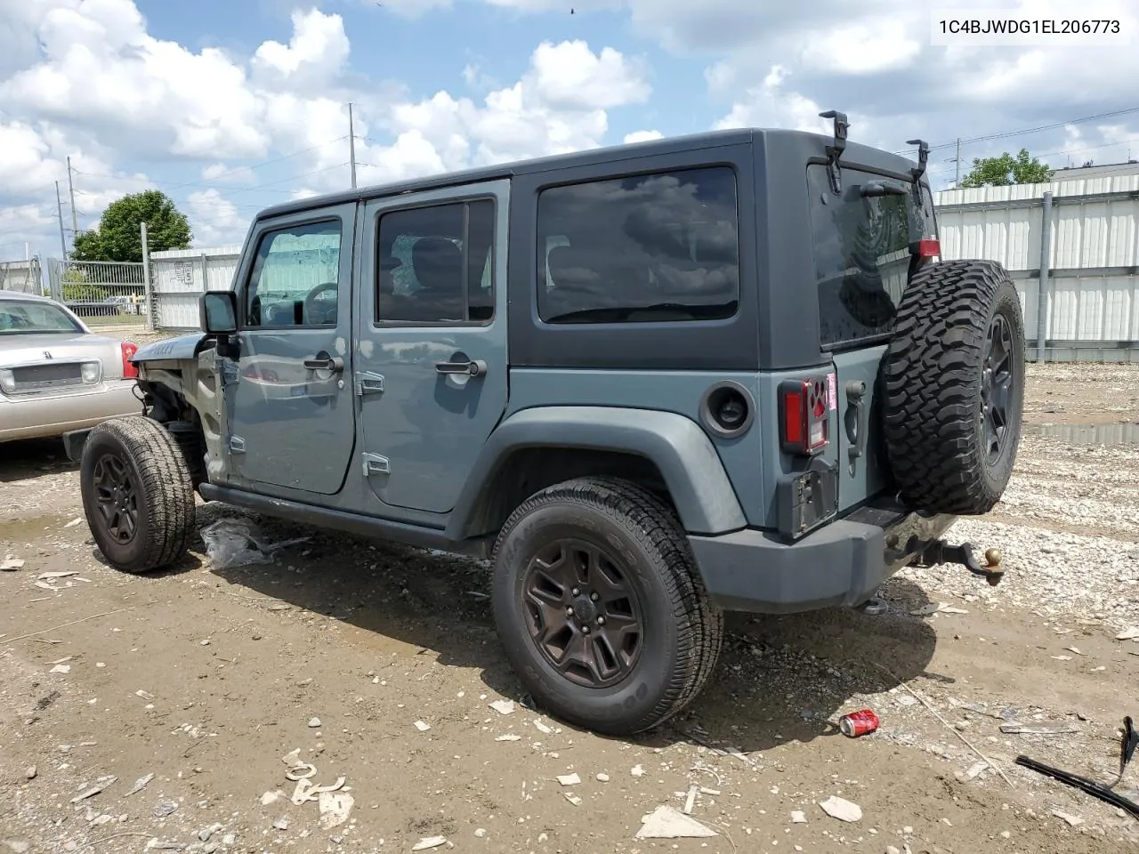 2014 Jeep Wrangler Unlimited Sport VIN: 1C4BJWDG1EL206773 Lot: 62083414