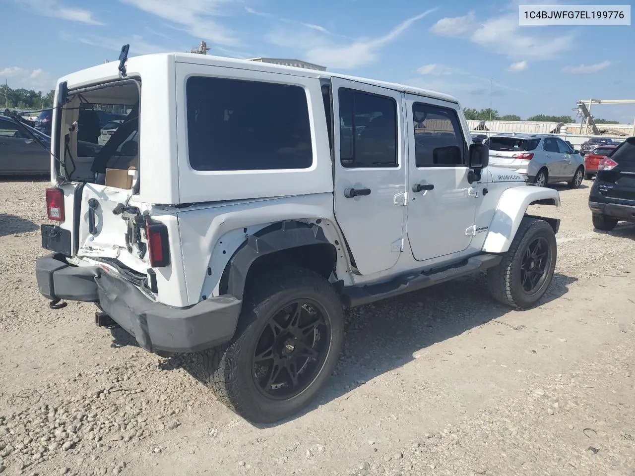 1C4BJWFG7EL199776 2014 Jeep Wrangler Unlimited Rubicon