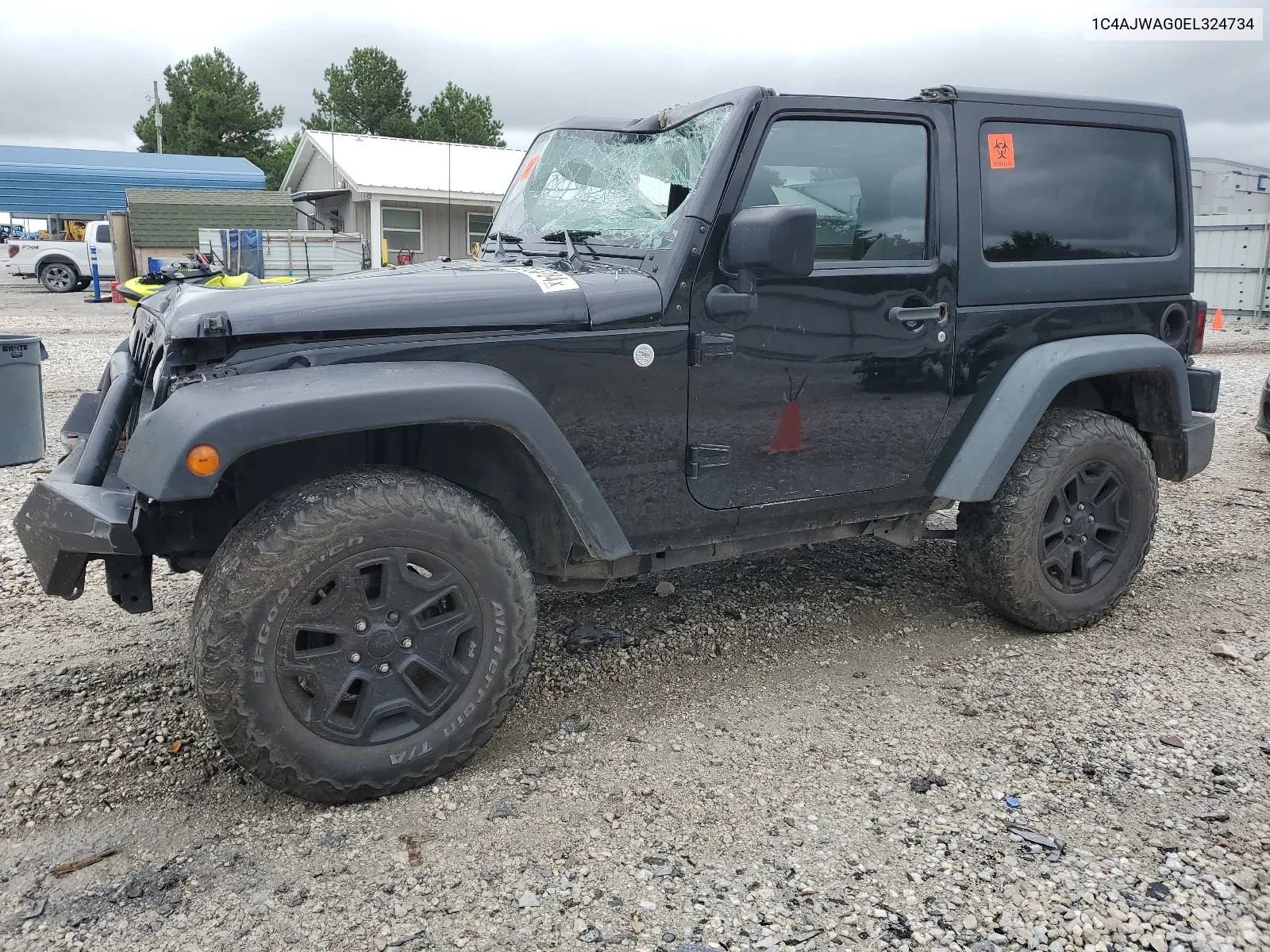 2014 Jeep Wrangler Sport VIN: 1C4AJWAG0EL324734 Lot: 62136784