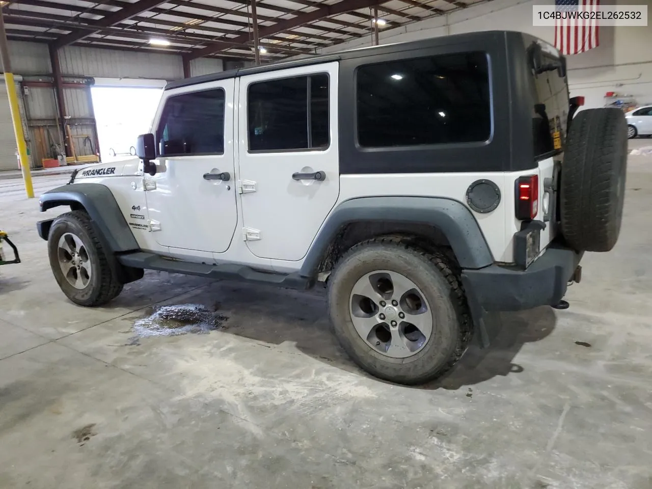 2014 Jeep Wrangler Unlimited Sport VIN: 1C4BJWKG2EL262532 Lot: 62181374