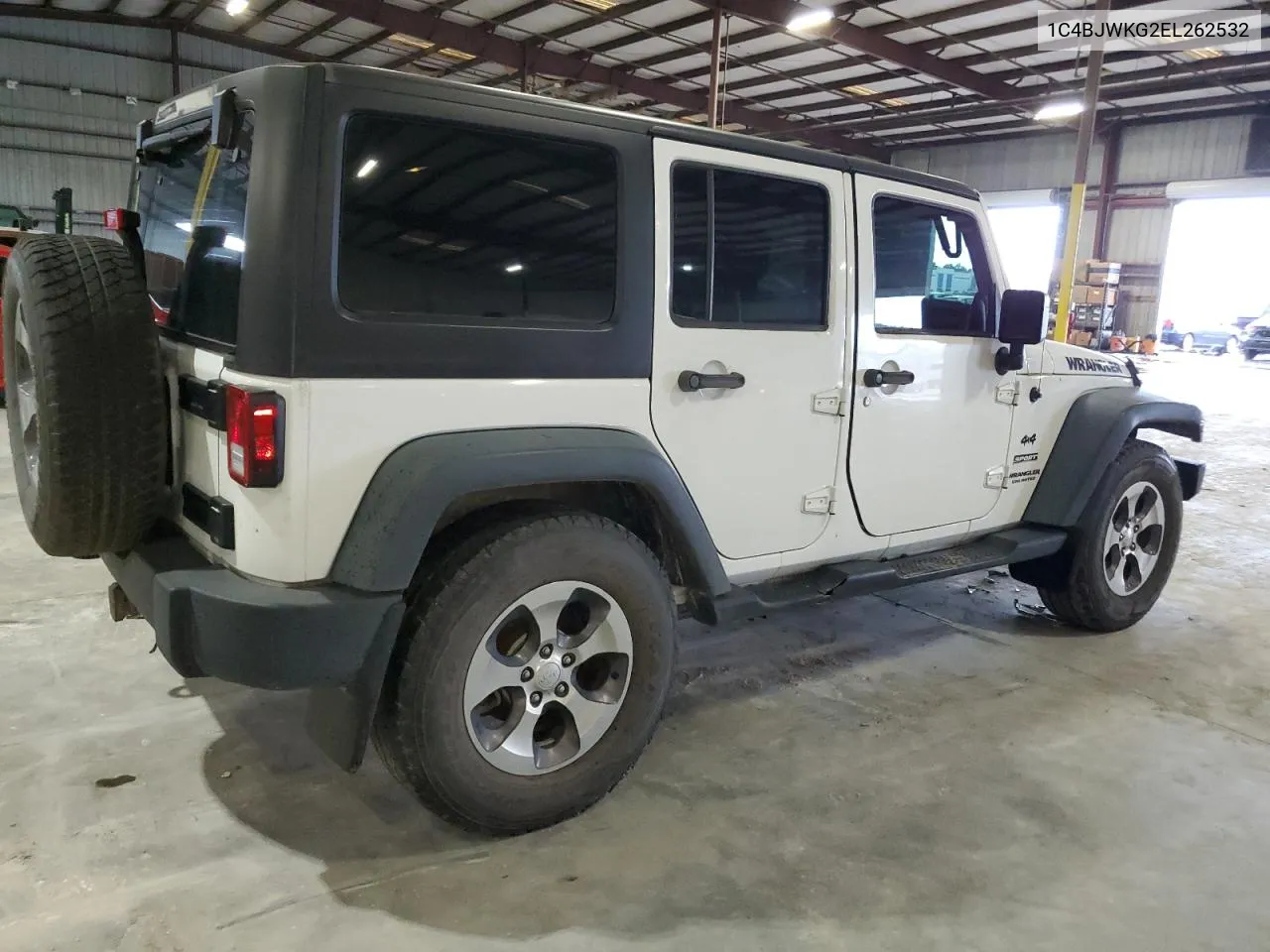 2014 Jeep Wrangler Unlimited Sport VIN: 1C4BJWKG2EL262532 Lot: 62181374