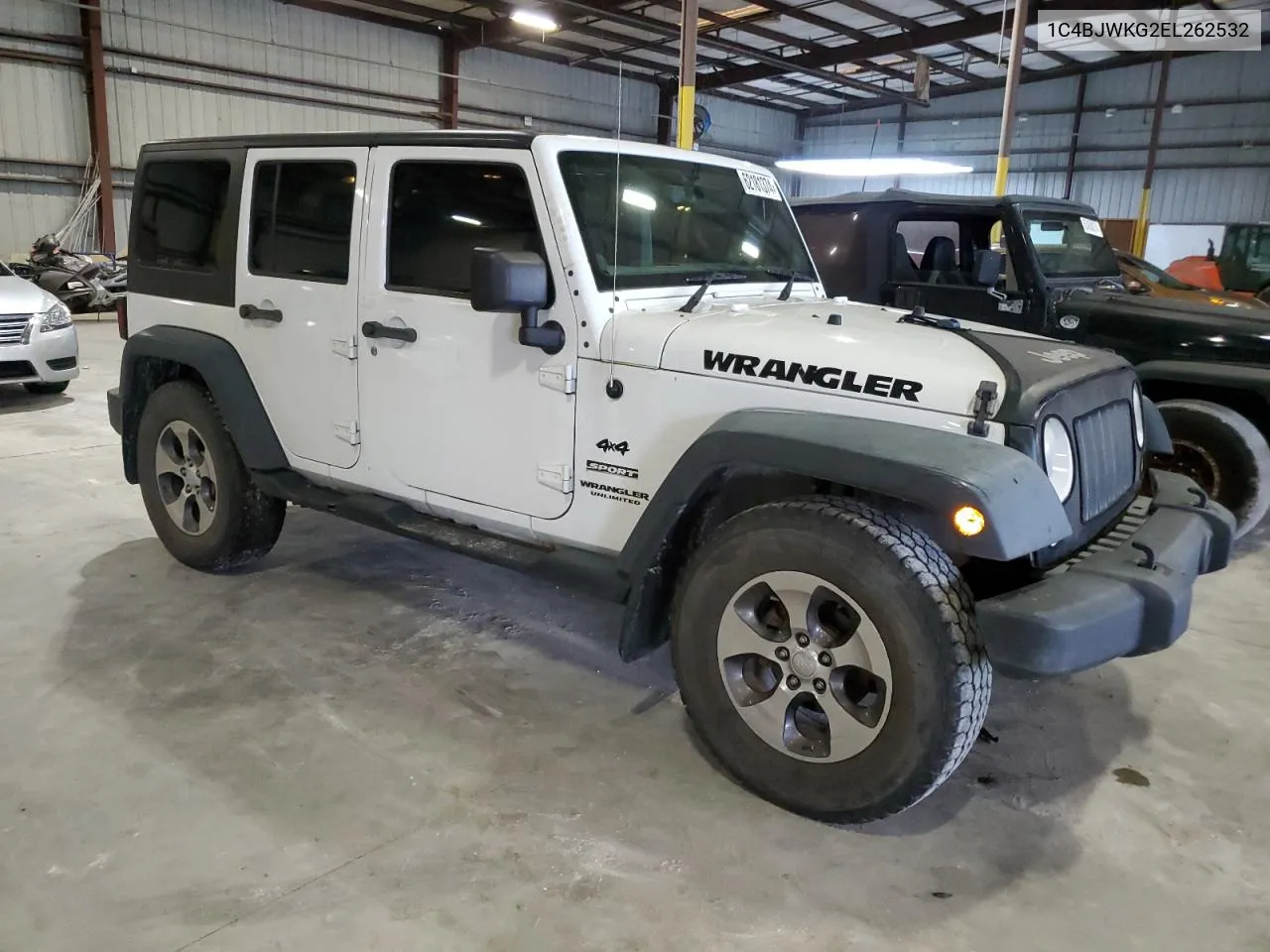 2014 Jeep Wrangler Unlimited Sport VIN: 1C4BJWKG2EL262532 Lot: 62181374