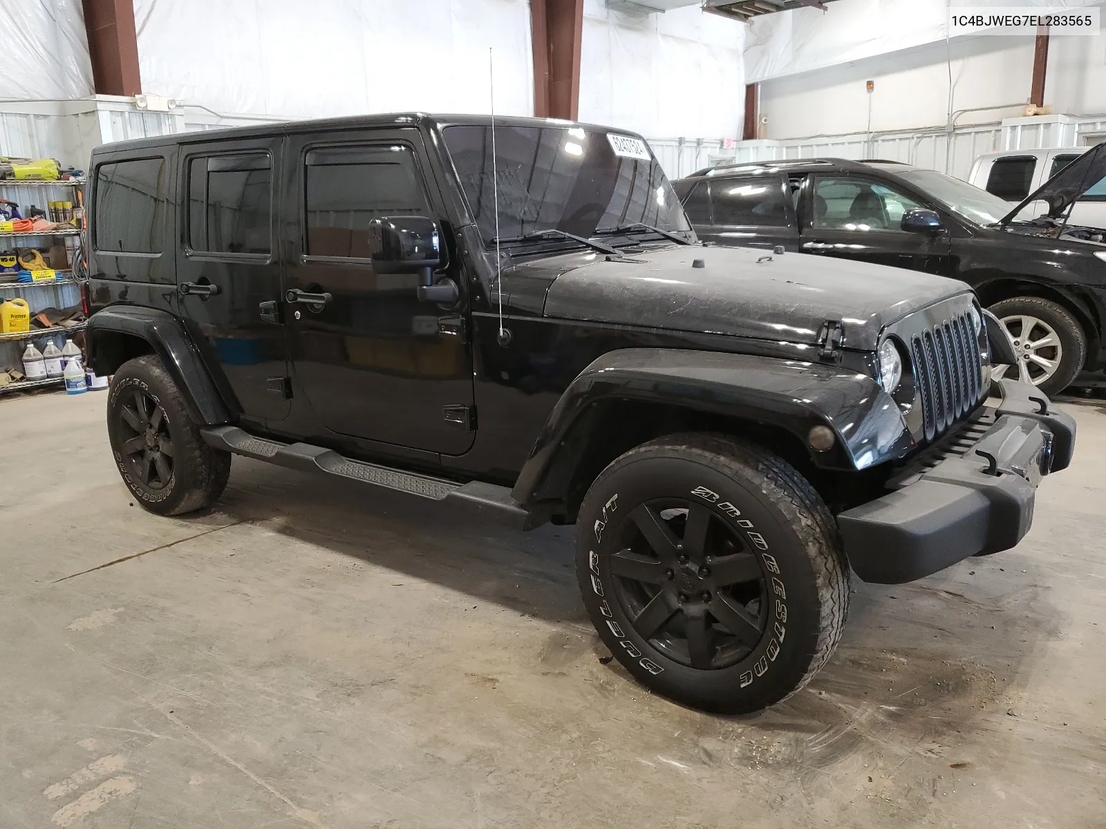 1C4BJWEG7EL283565 2014 Jeep Wrangler Unlimited Sahara