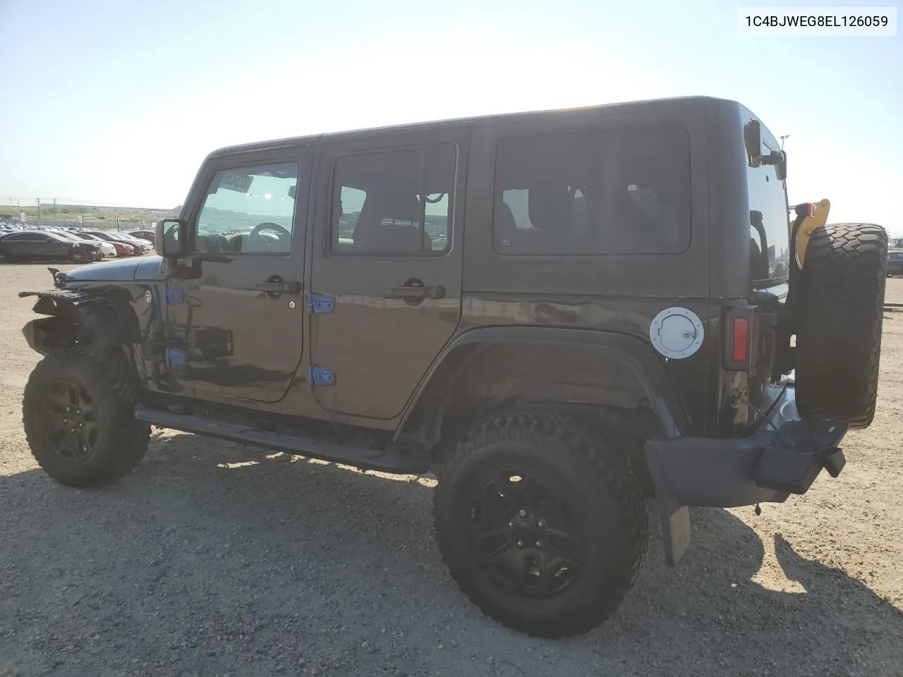 2014 Jeep Wrangler Unlimited Sahara VIN: 1C4BJWEG8EL126059 Lot: 62543694