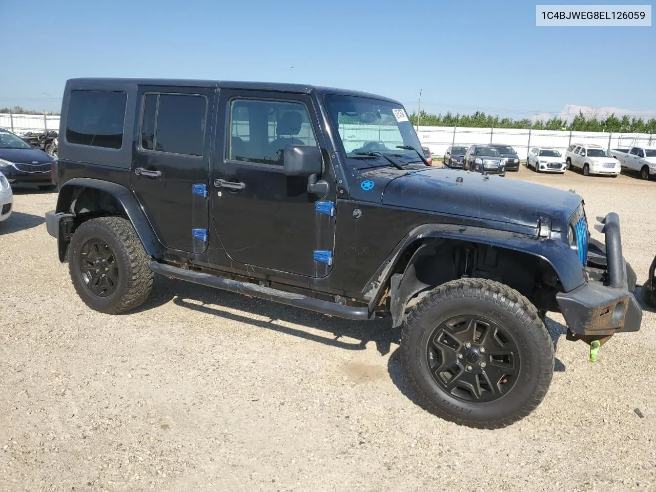 2014 Jeep Wrangler Unlimited Sahara VIN: 1C4BJWEG8EL126059 Lot: 62543694