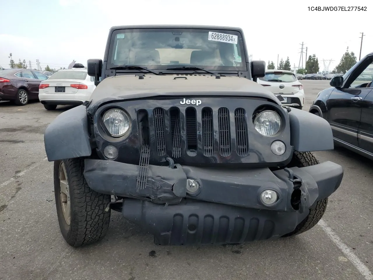 1C4BJWDG7EL277542 2014 Jeep Wrangler Unlimited Sport