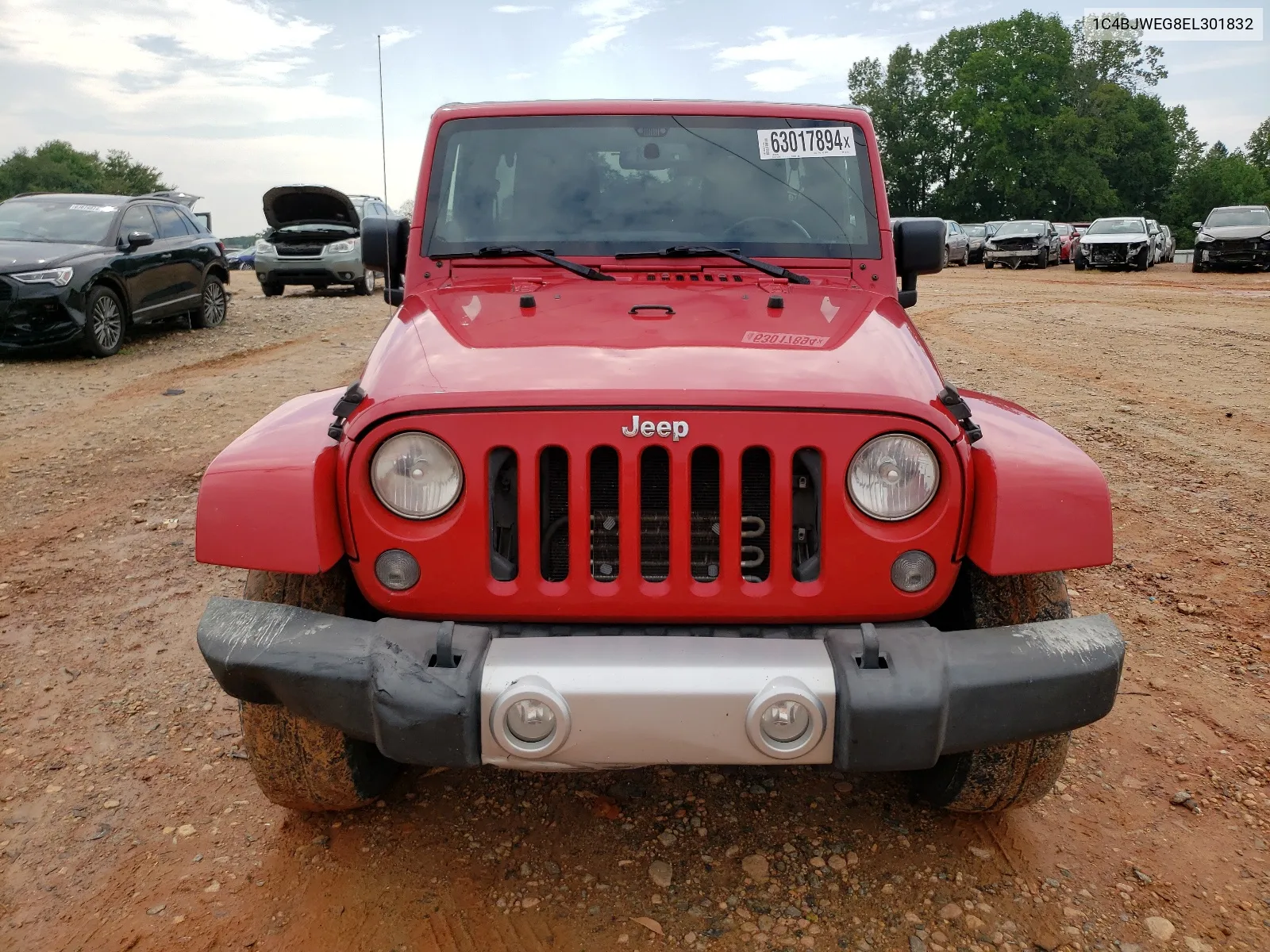 2014 Jeep Wrangler Unlimited Sahara VIN: 1C4BJWEG8EL301832 Lot: 63017894