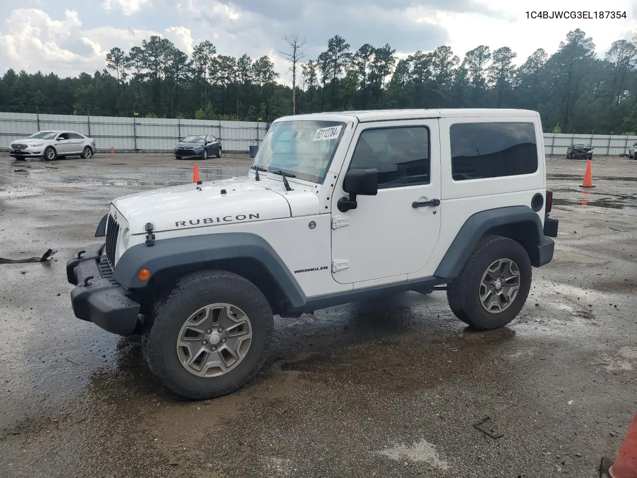 2014 Jeep Wrangler Rubicon VIN: 1C4BJWCG3EL187354 Lot: 63112784