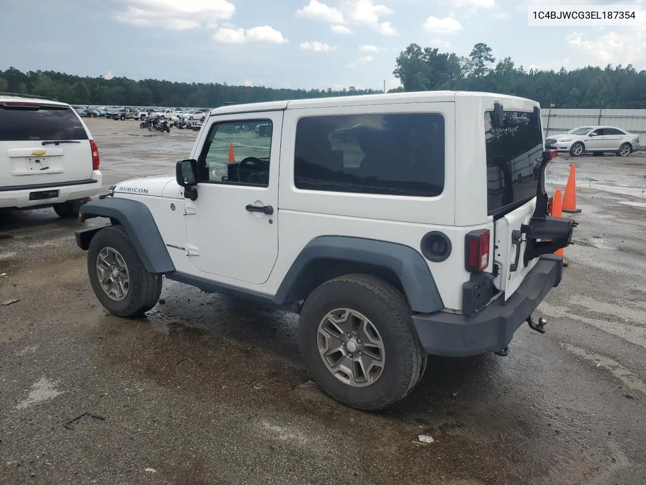 2014 Jeep Wrangler Rubicon VIN: 1C4BJWCG3EL187354 Lot: 63112784