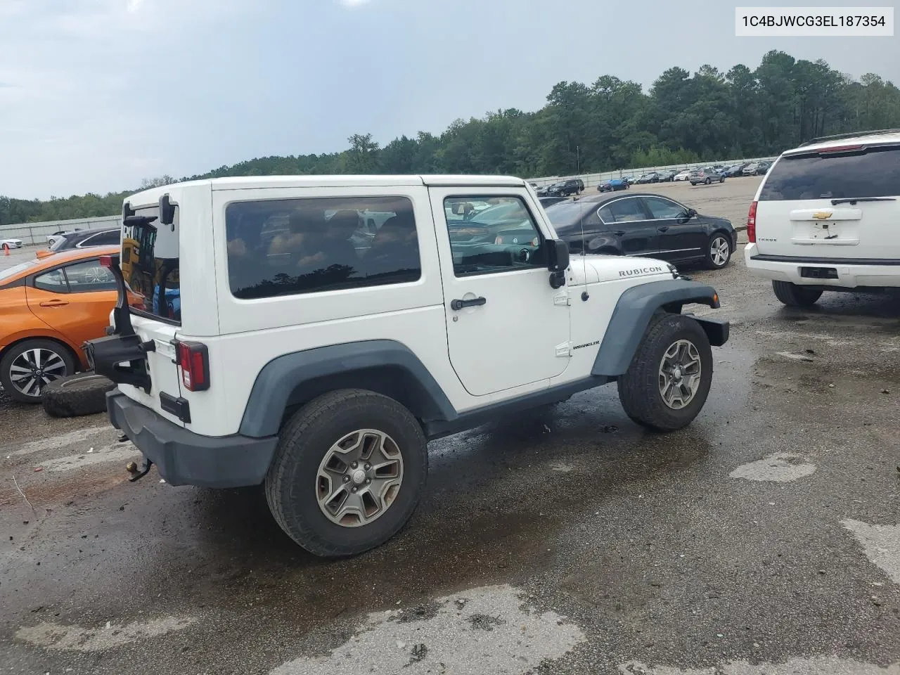 2014 Jeep Wrangler Rubicon VIN: 1C4BJWCG3EL187354 Lot: 63112784