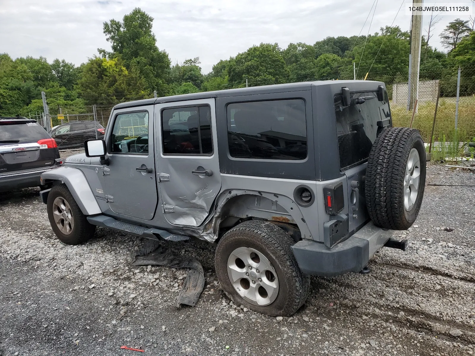 2014 Jeep Wrangler Unlimited Sahara VIN: 1C4BJWEG5EL111258 Lot: 63430714