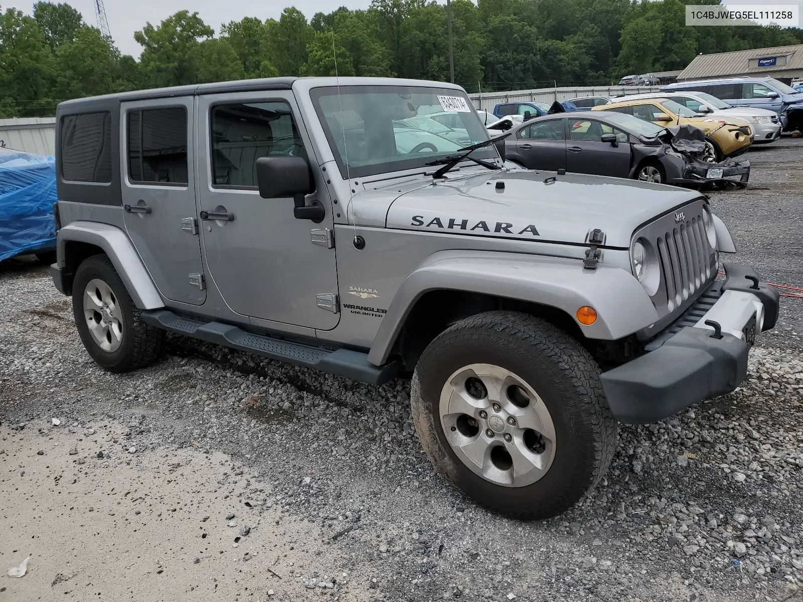 2014 Jeep Wrangler Unlimited Sahara VIN: 1C4BJWEG5EL111258 Lot: 63430714