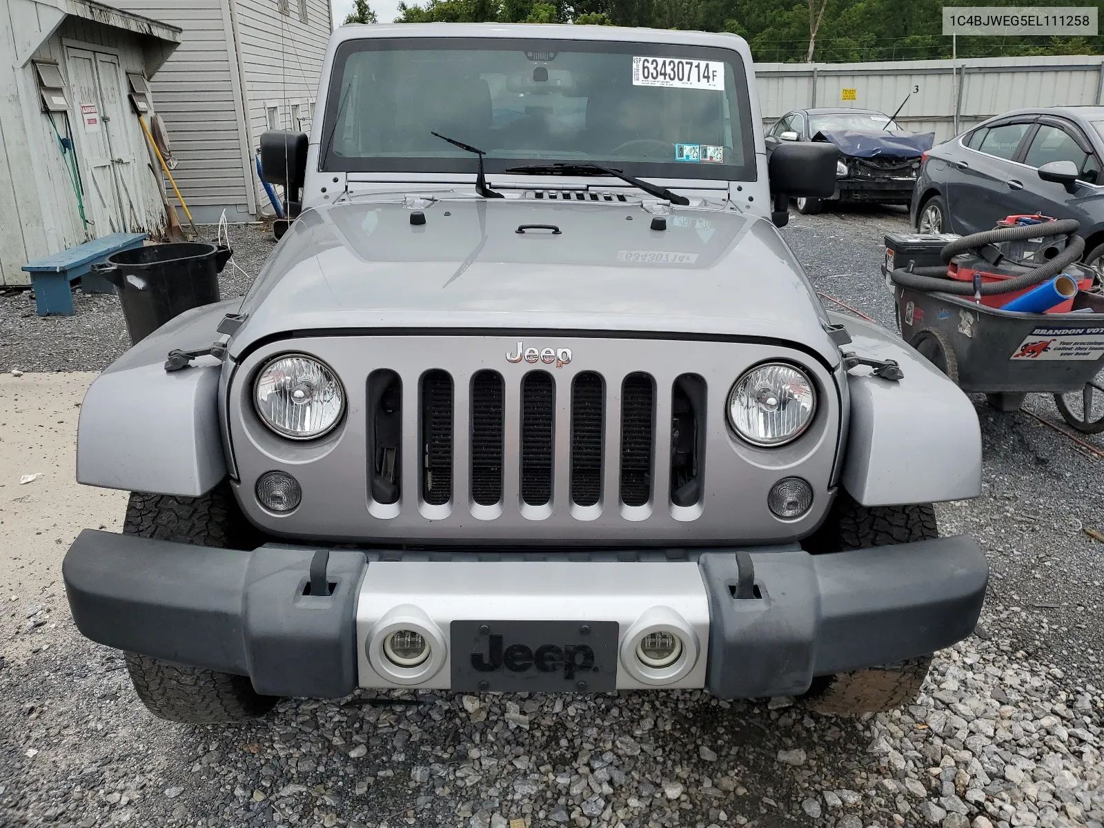 2014 Jeep Wrangler Unlimited Sahara VIN: 1C4BJWEG5EL111258 Lot: 63430714