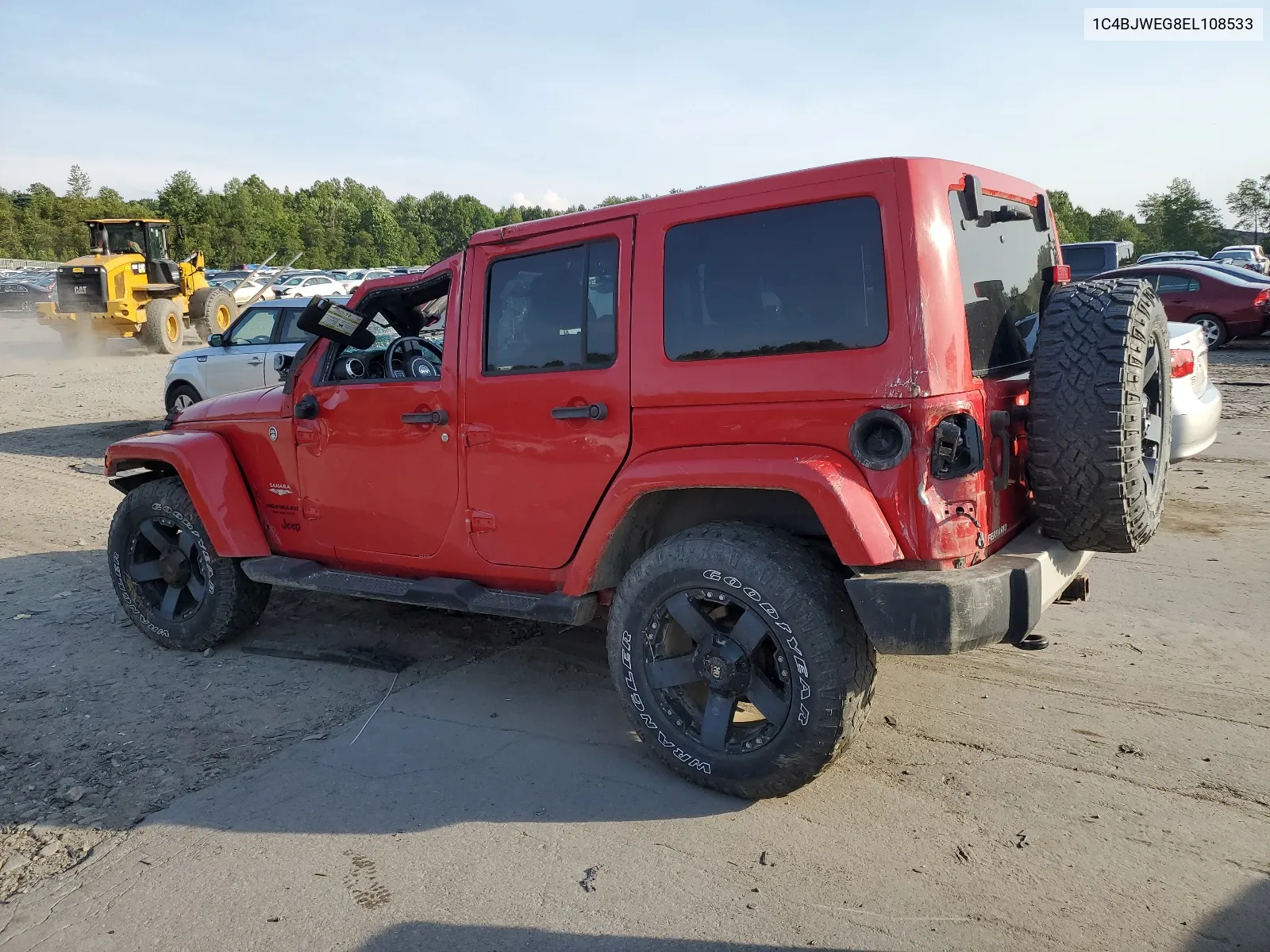 1C4BJWEG8EL108533 2014 Jeep Wrangler Unlimited Sahara