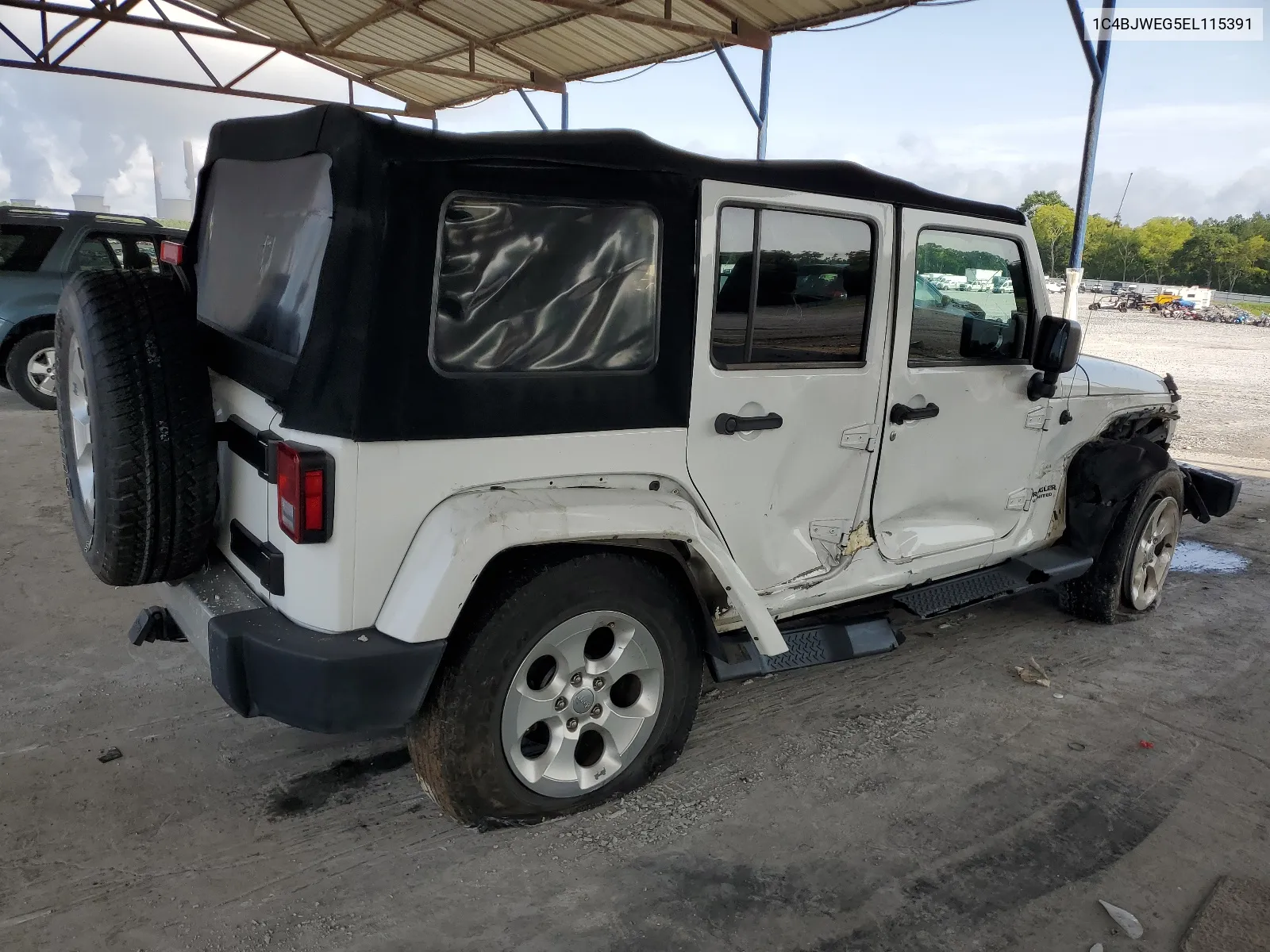 2014 Jeep Wrangler Unlimited Sahara VIN: 1C4BJWEG5EL115391 Lot: 63784554