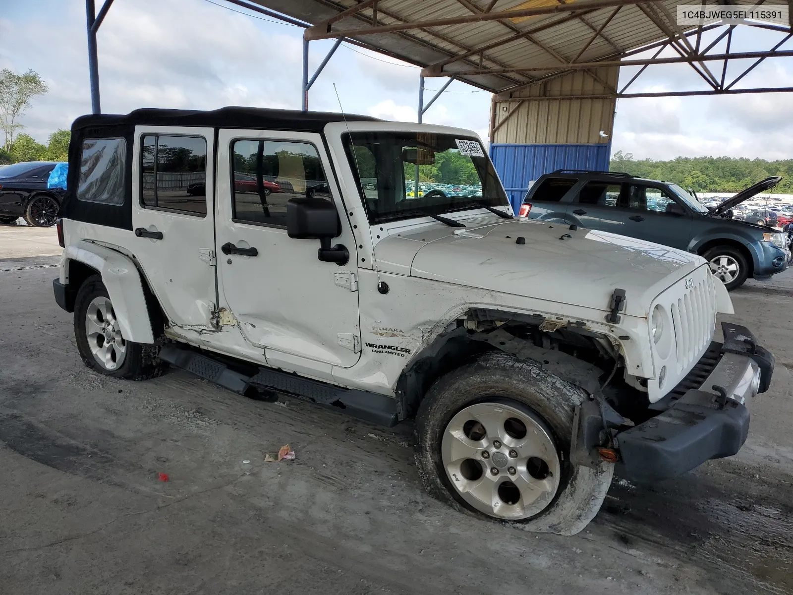 1C4BJWEG5EL115391 2014 Jeep Wrangler Unlimited Sahara