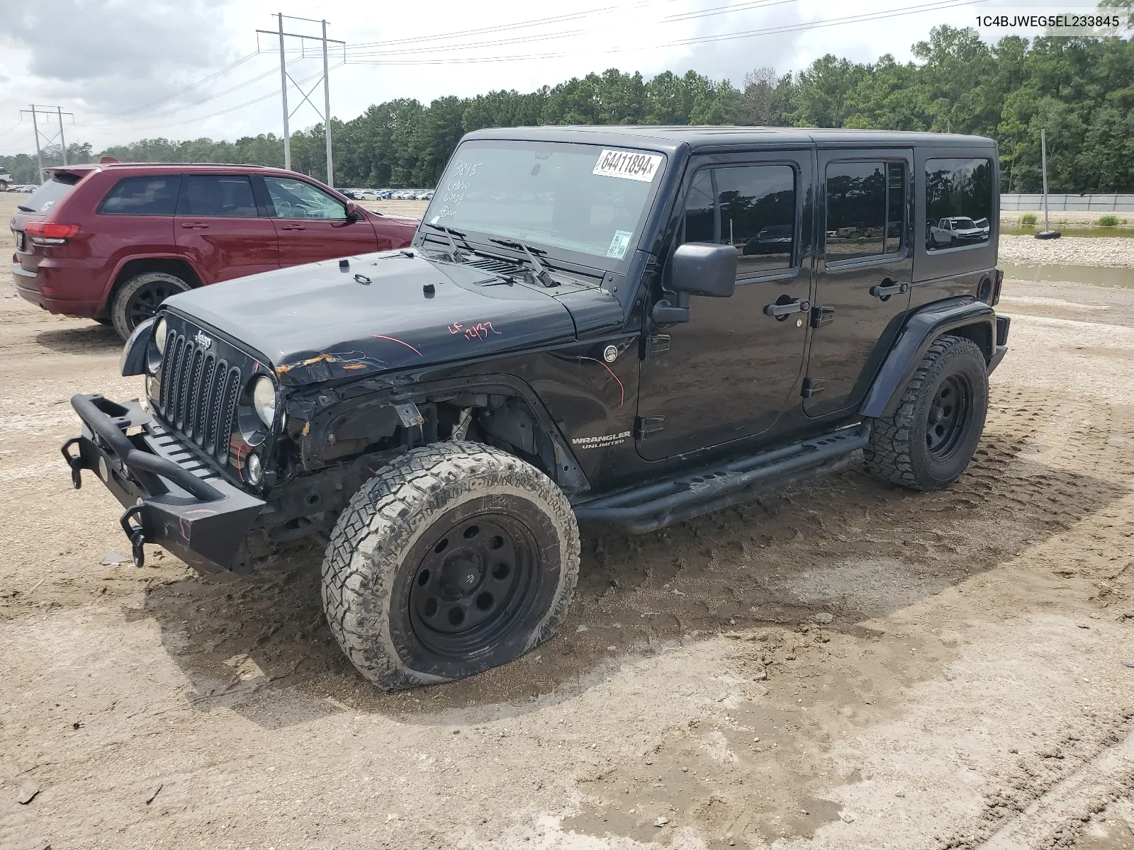 2014 Jeep Wrangler Unlimited Sahara VIN: 1C4BJWEG5EL233845 Lot: 64411894