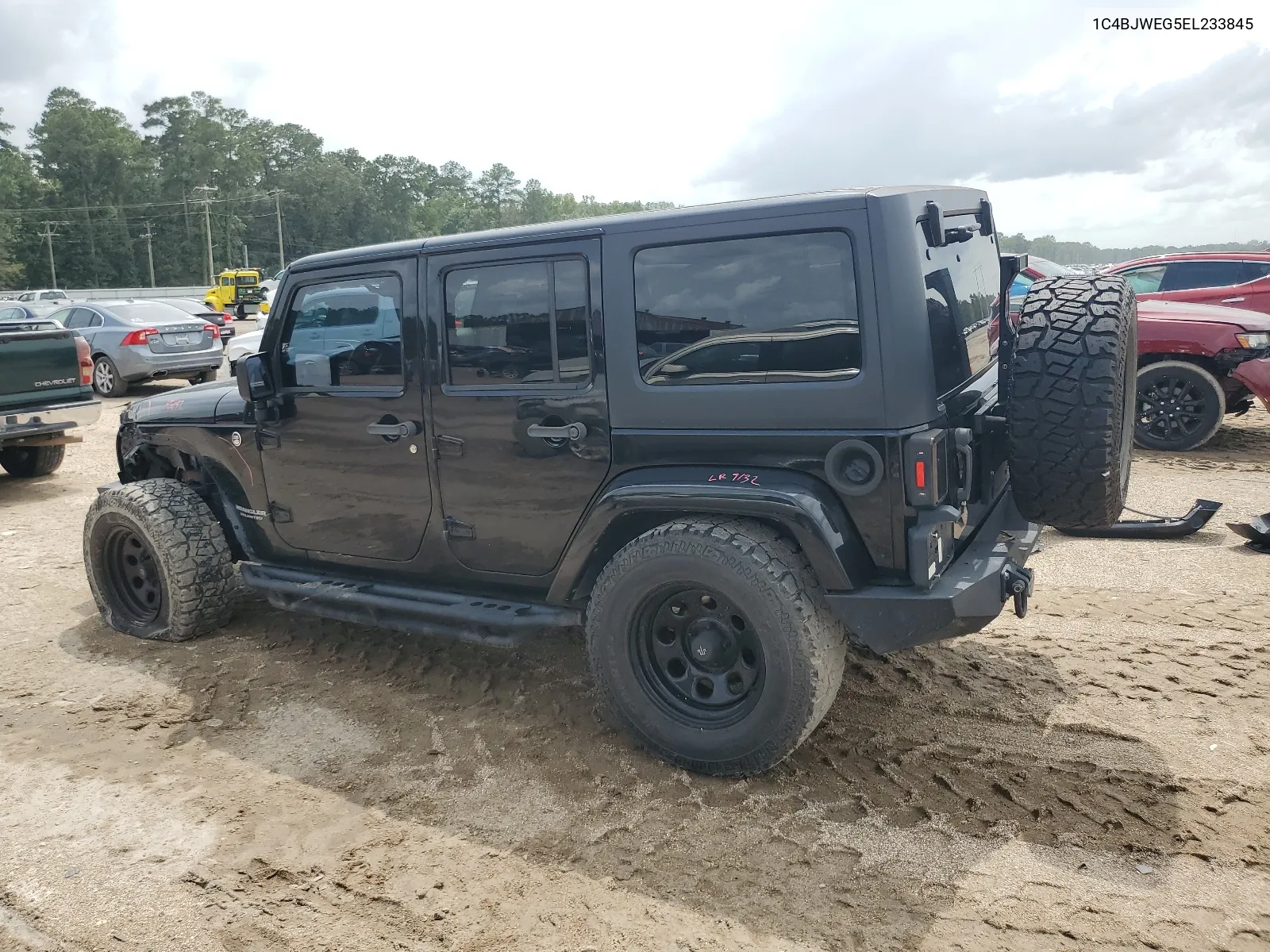 2014 Jeep Wrangler Unlimited Sahara VIN: 1C4BJWEG5EL233845 Lot: 64411894