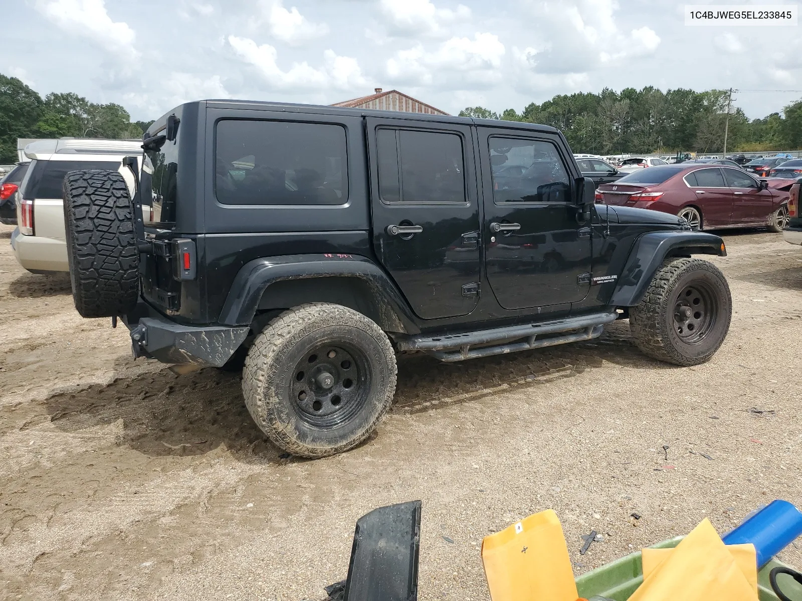 2014 Jeep Wrangler Unlimited Sahara VIN: 1C4BJWEG5EL233845 Lot: 64411894