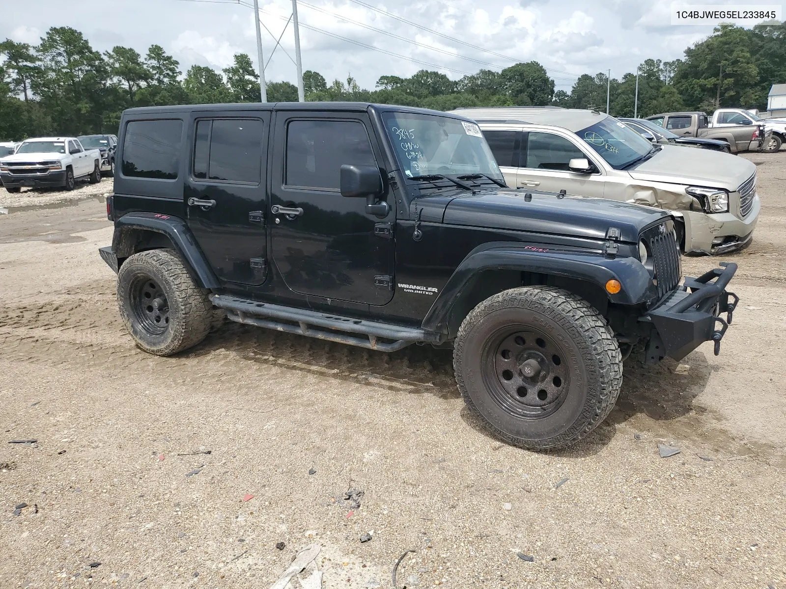 2014 Jeep Wrangler Unlimited Sahara VIN: 1C4BJWEG5EL233845 Lot: 64411894