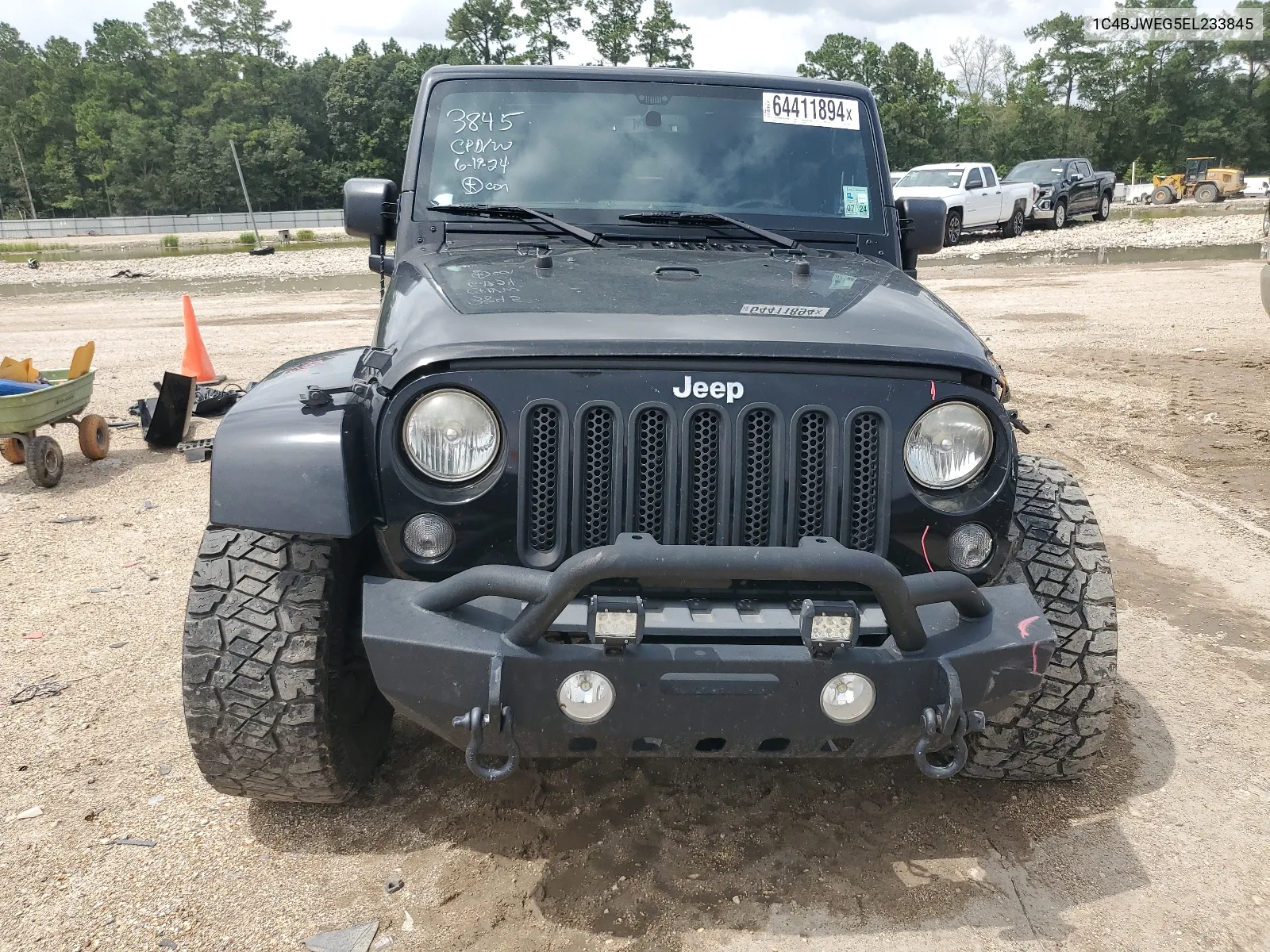 2014 Jeep Wrangler Unlimited Sahara VIN: 1C4BJWEG5EL233845 Lot: 64411894