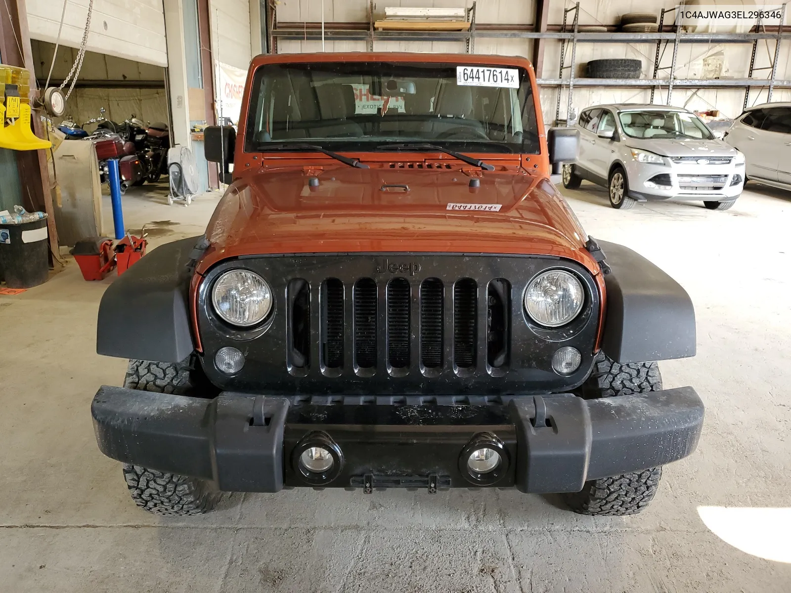 2014 Jeep Wrangler Sport VIN: 1C4AJWAG3EL296346 Lot: 64417614