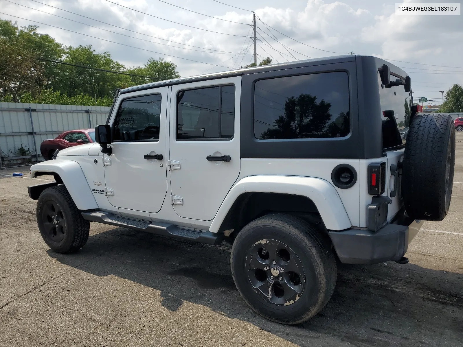 1C4BJWEG3EL183107 2014 Jeep Wrangler Unlimited Sahara