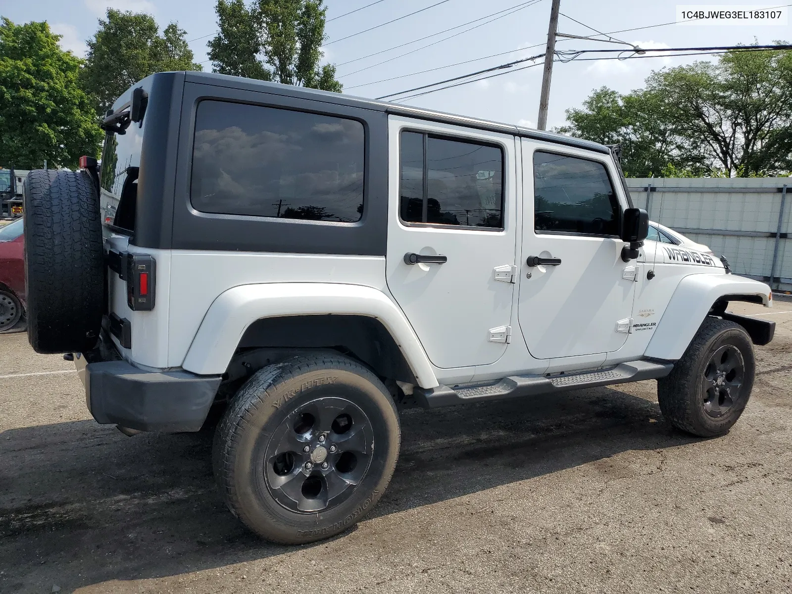 1C4BJWEG3EL183107 2014 Jeep Wrangler Unlimited Sahara