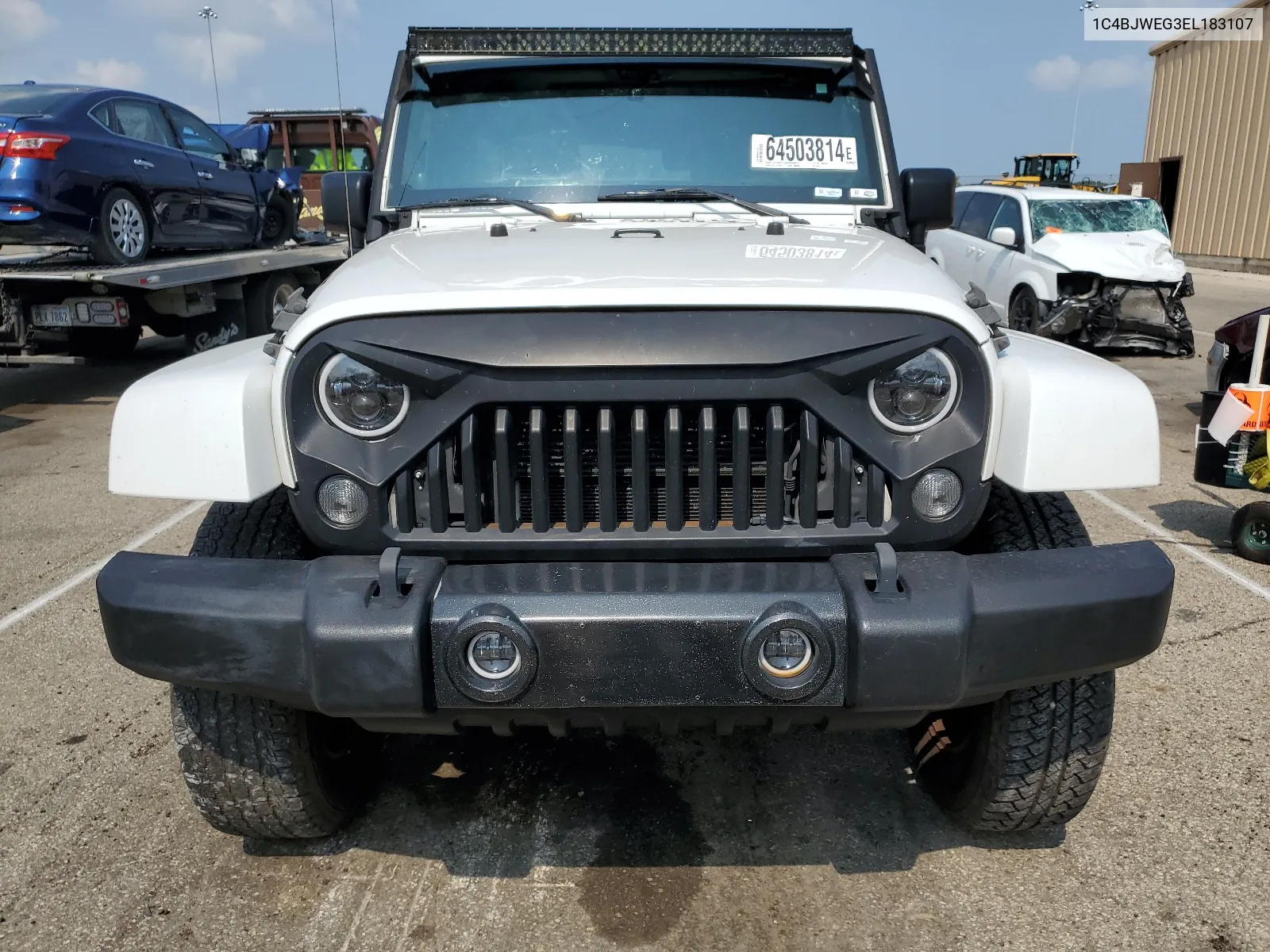 1C4BJWEG3EL183107 2014 Jeep Wrangler Unlimited Sahara