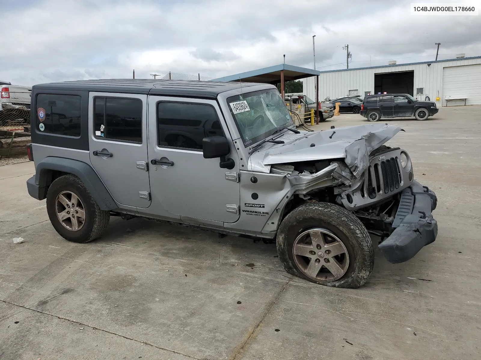 2014 Jeep Wrangler Unlimited Sport VIN: 1C4BJWDG0EL178660 Lot: 64939624