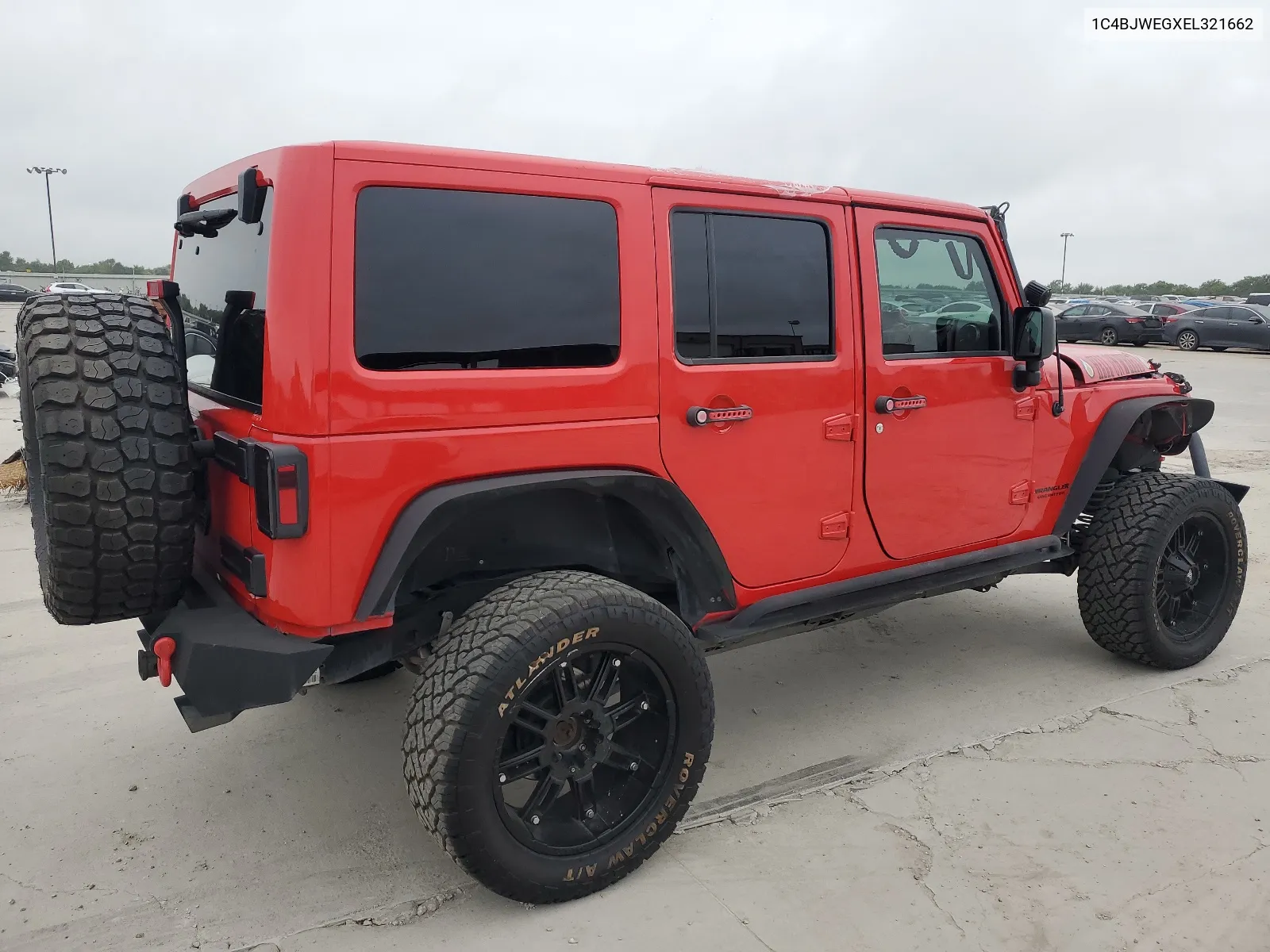 1C4BJWEGXEL321662 2014 Jeep Wrangler Unlimited Sahara