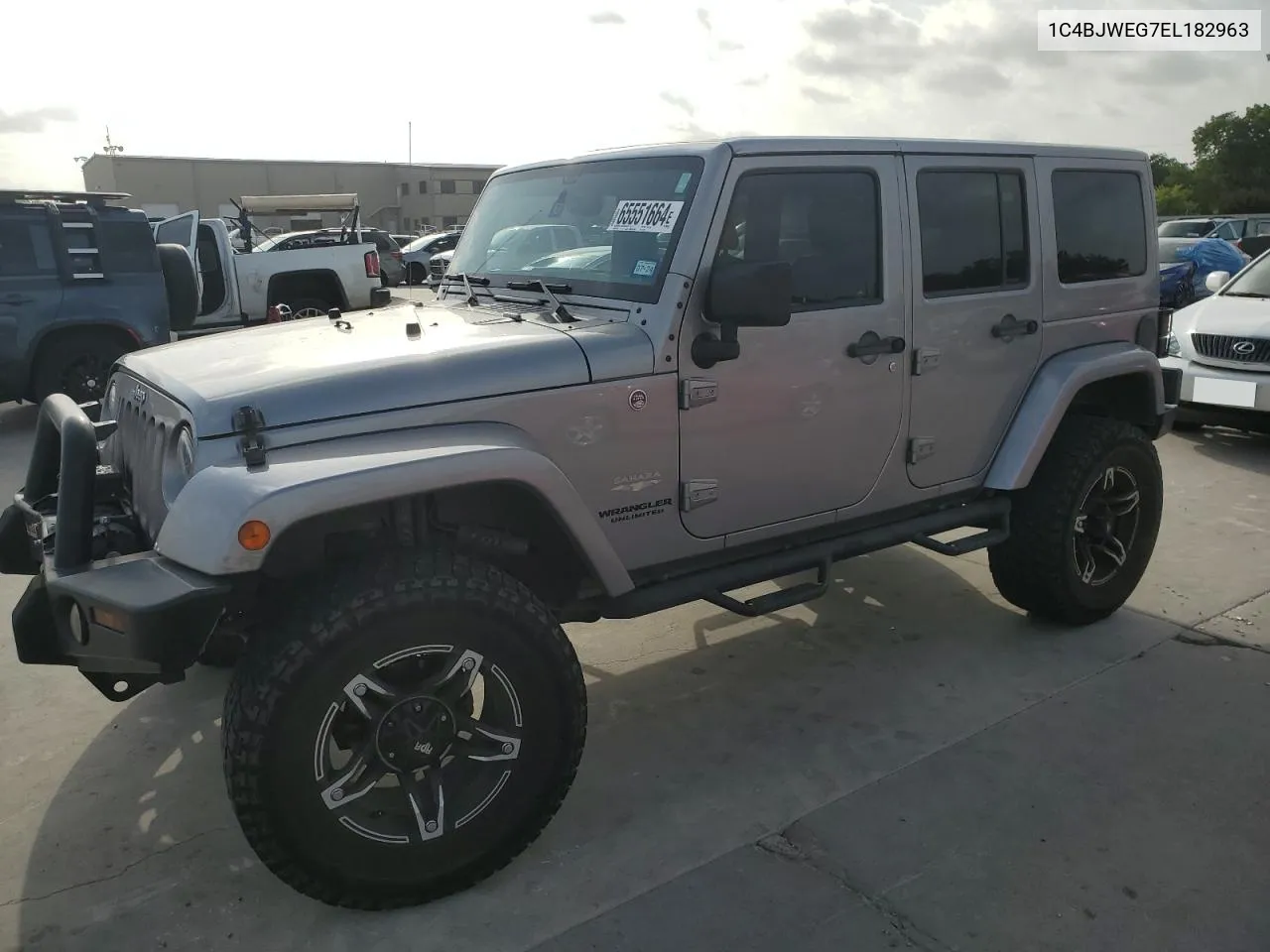 1C4BJWEG7EL182963 2014 Jeep Wrangler Unlimited Sahara