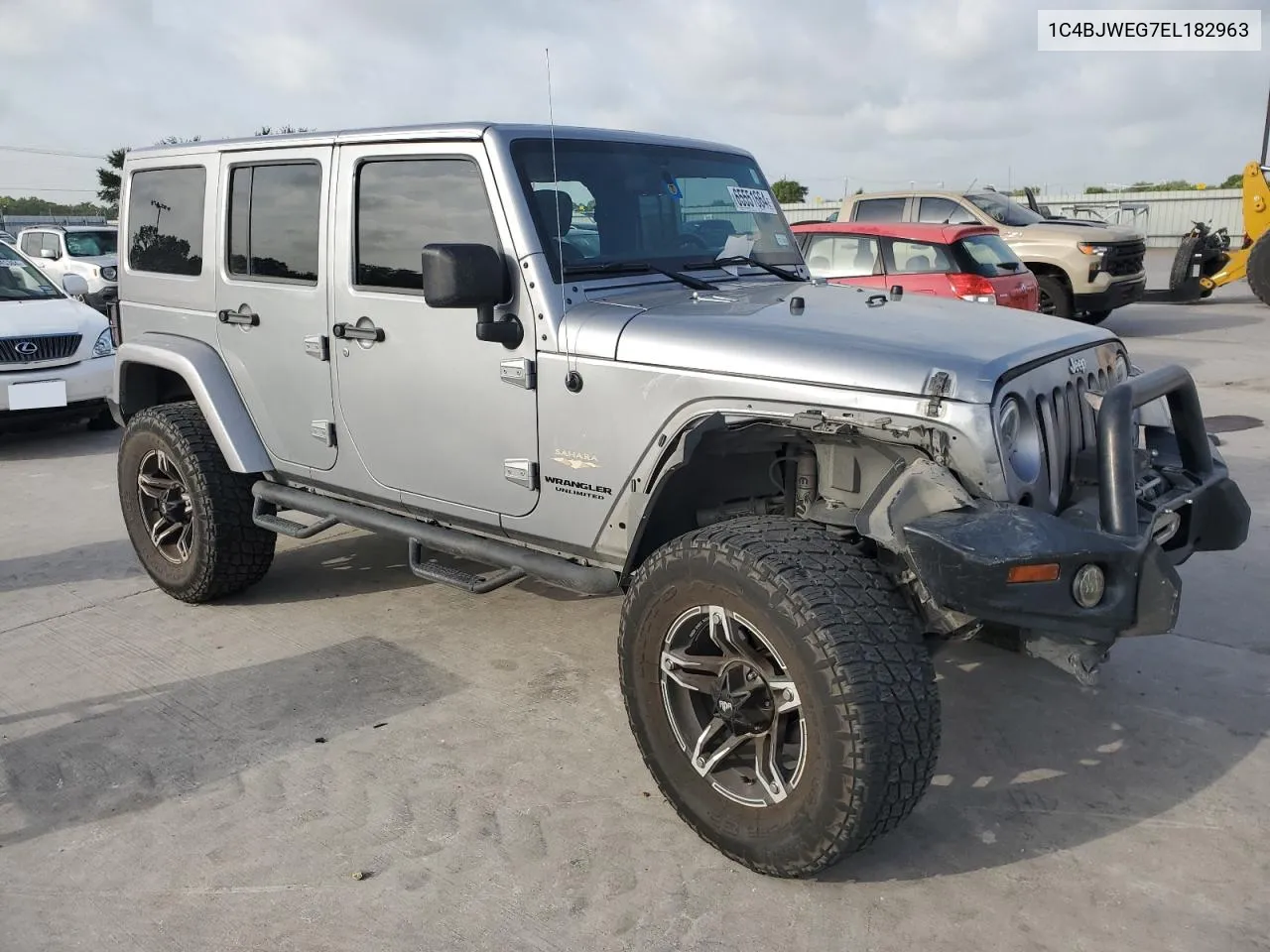 2014 Jeep Wrangler Unlimited Sahara VIN: 1C4BJWEG7EL182963 Lot: 65551664