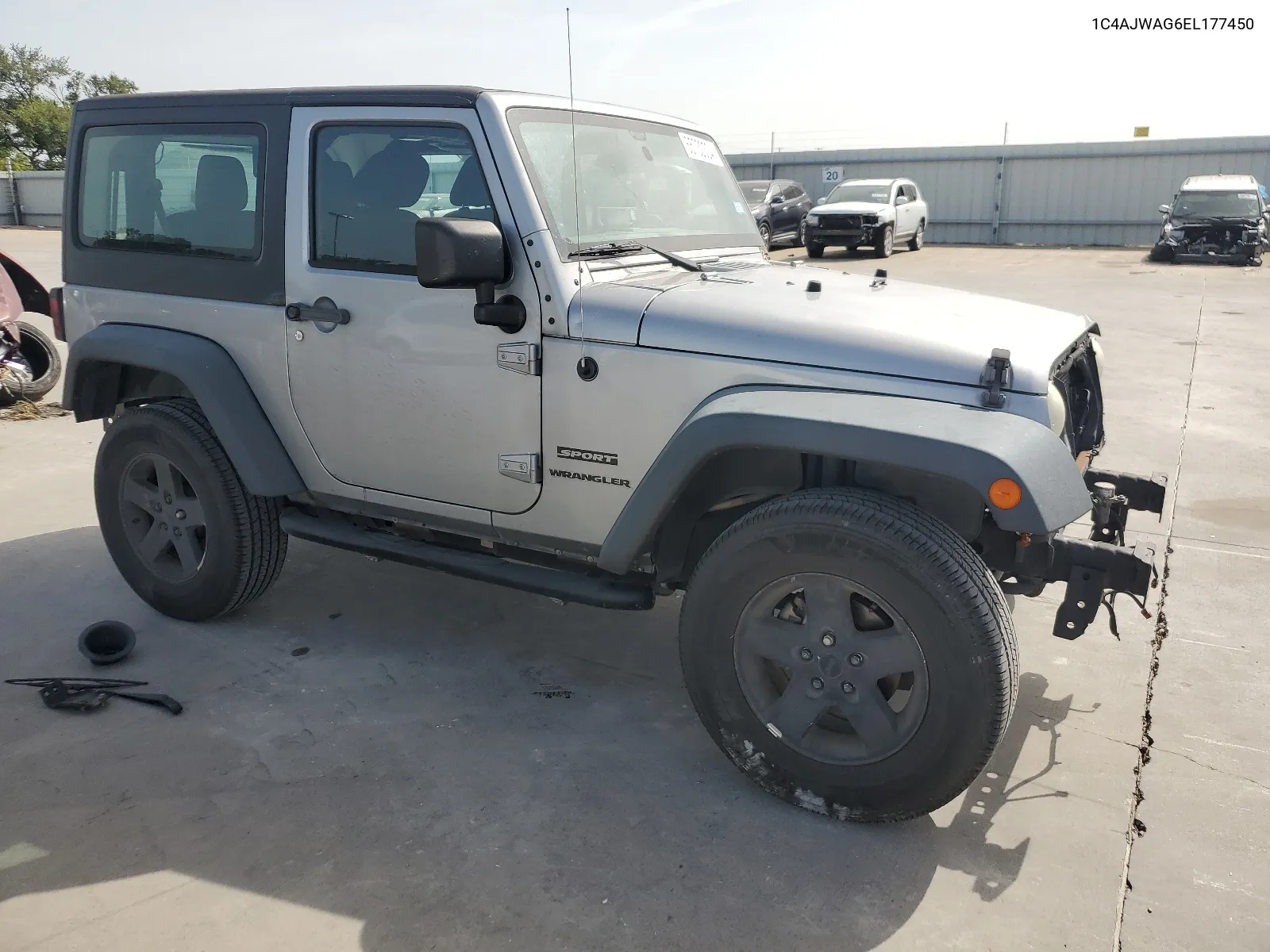 2014 Jeep Wrangler Sport VIN: 1C4AJWAG6EL177450 Lot: 65732304