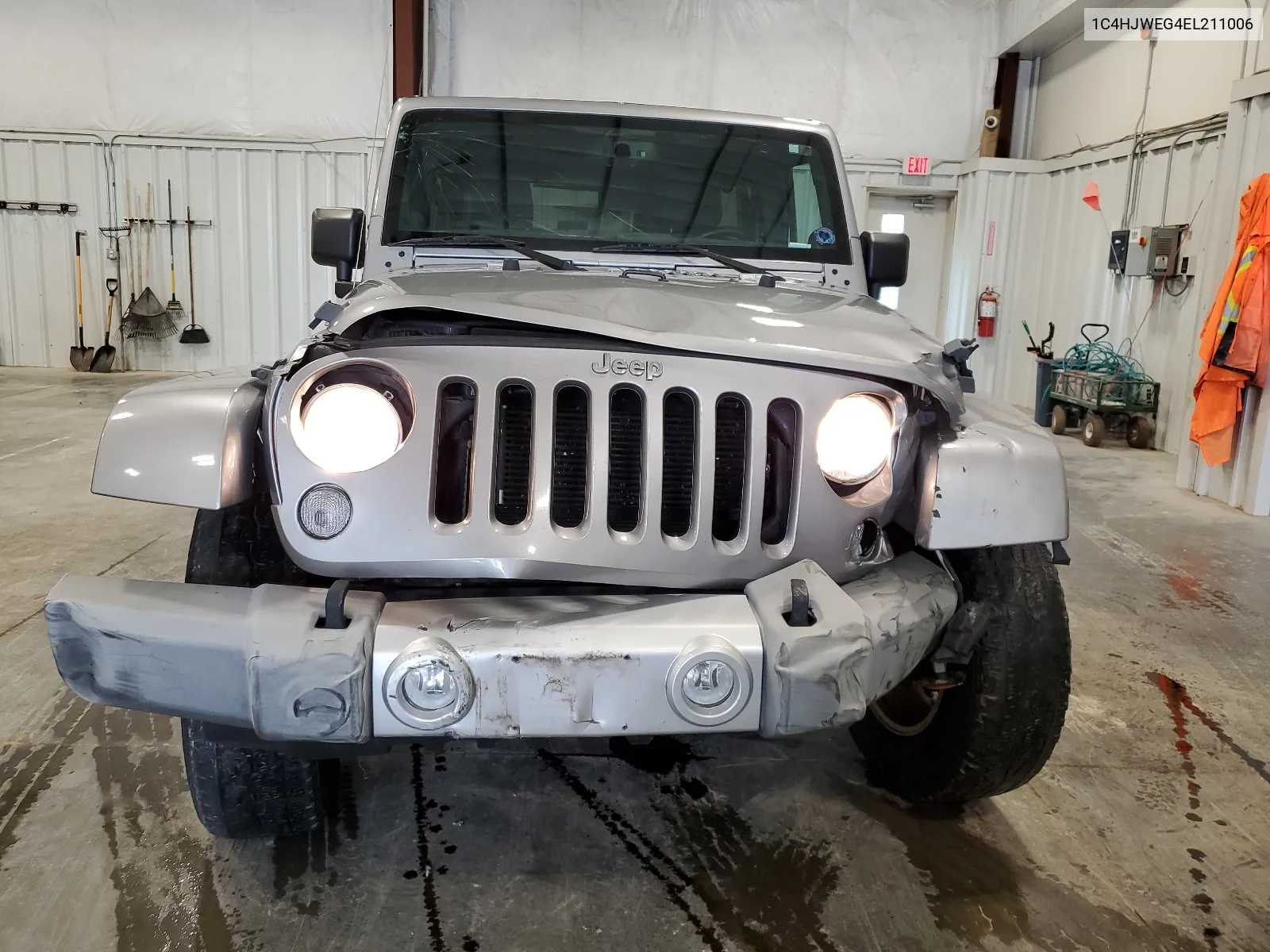 2014 Jeep Wrangler Unlimited Sahara VIN: 1C4HJWEG4EL211006 Lot: 66206124