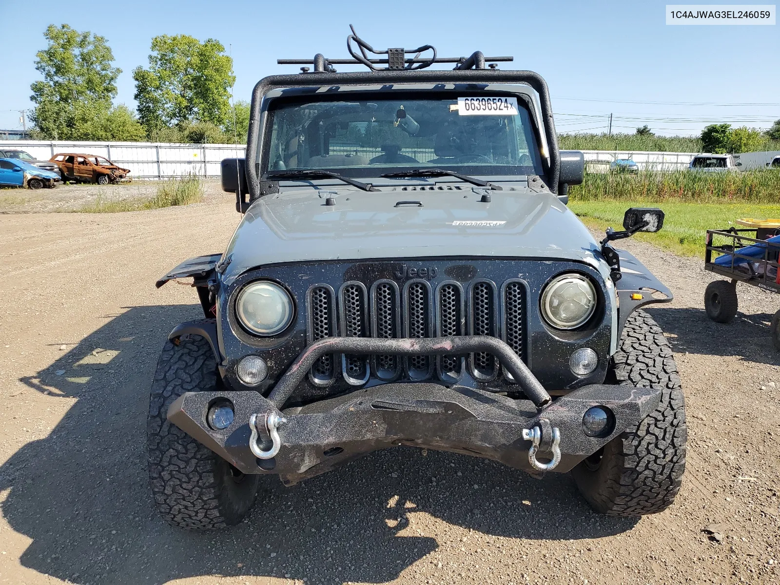 2014 Jeep Wrangler Sport VIN: 1C4AJWAG3EL246059 Lot: 66396524