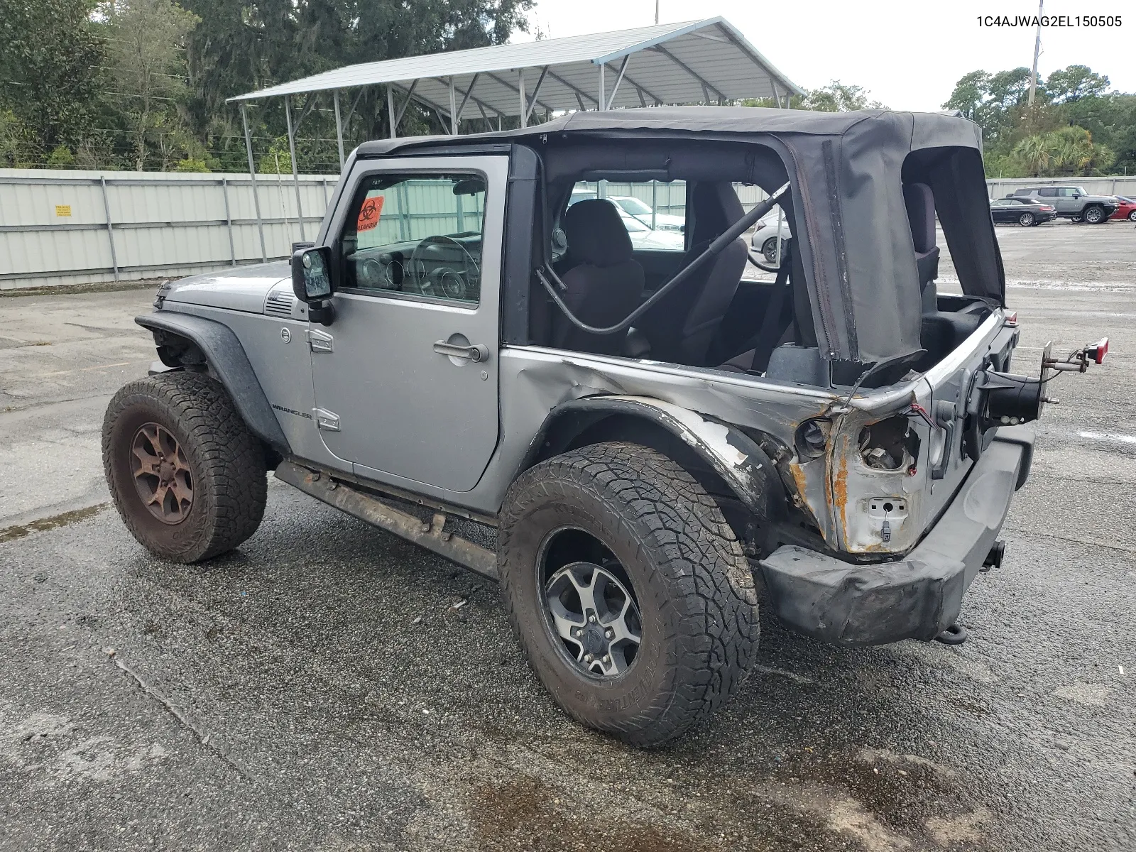 2014 Jeep Wrangler Sport VIN: 1C4AJWAG2EL150505 Lot: 66406524