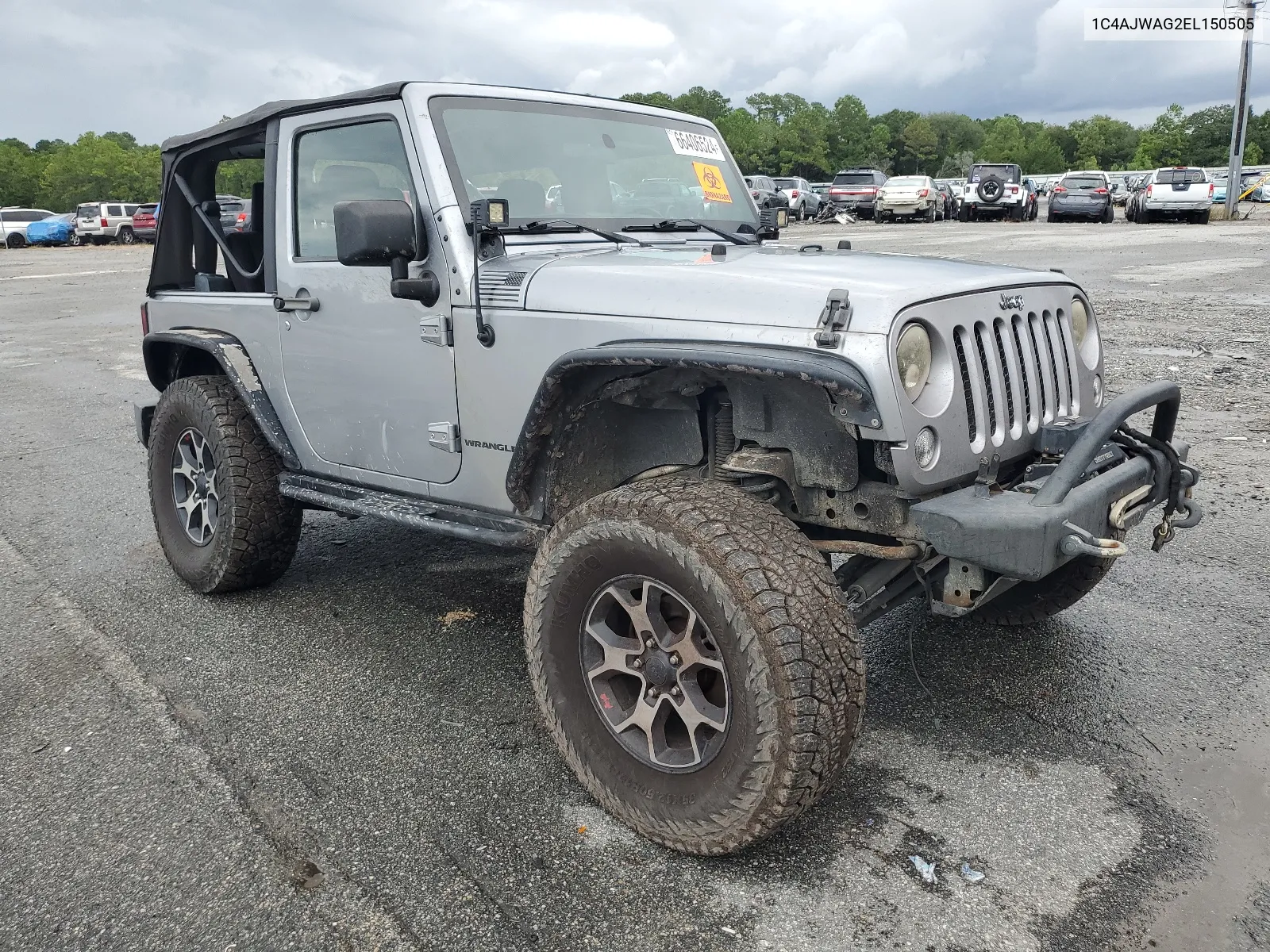 2014 Jeep Wrangler Sport VIN: 1C4AJWAG2EL150505 Lot: 66406524