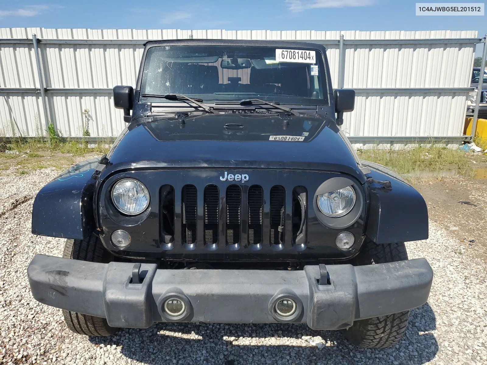 2014 Jeep Wrangler Sahara VIN: 1C4AJWBG5EL201512 Lot: 67081404