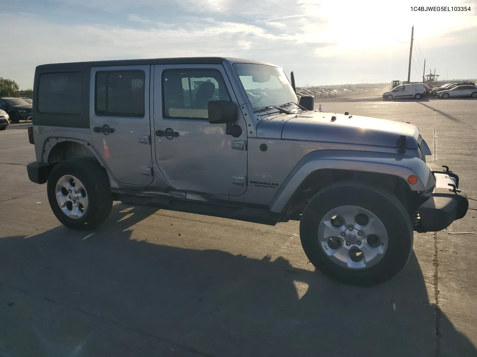 1C4BJWEG5EL103354 2014 Jeep Wrangler Unlimited Sahara