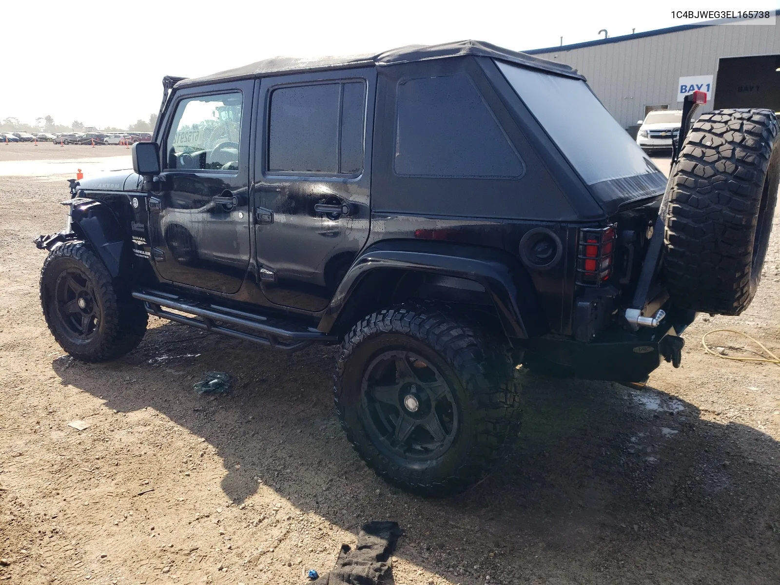 1C4BJWEG3EL165738 2014 Jeep Wrangler Unlimited Sahara