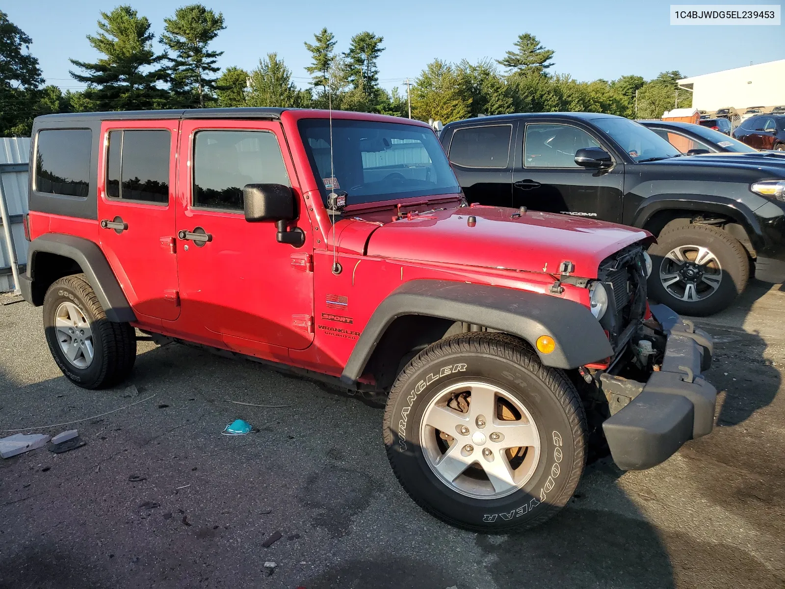 2014 Jeep Wrangler Unlimited Sport VIN: 1C4BJWDG5EL239453 Lot: 67912014