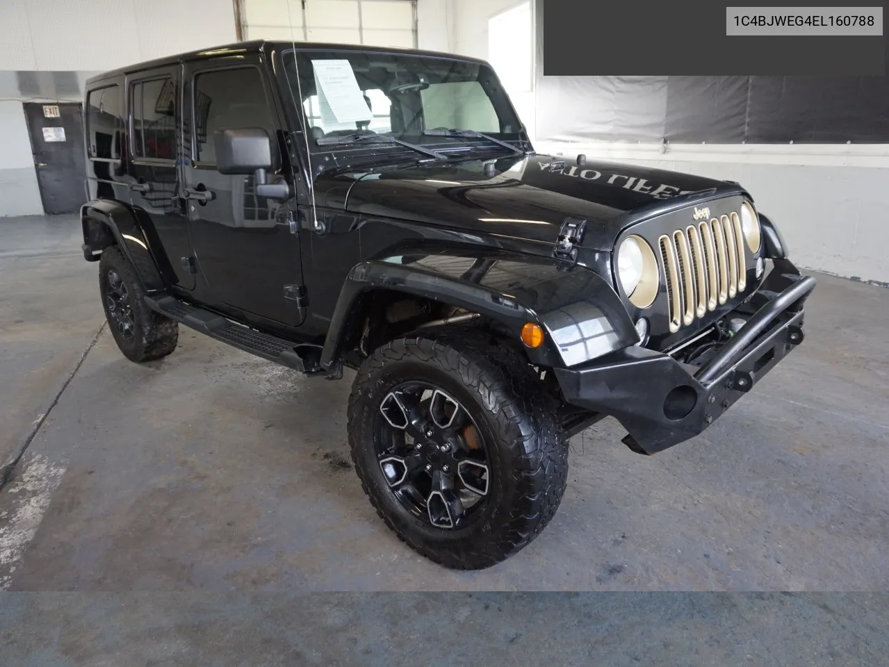 2014 Jeep Wrangler Unlimited Sahara VIN: 1C4BJWEG4EL160788 Lot: 67934394