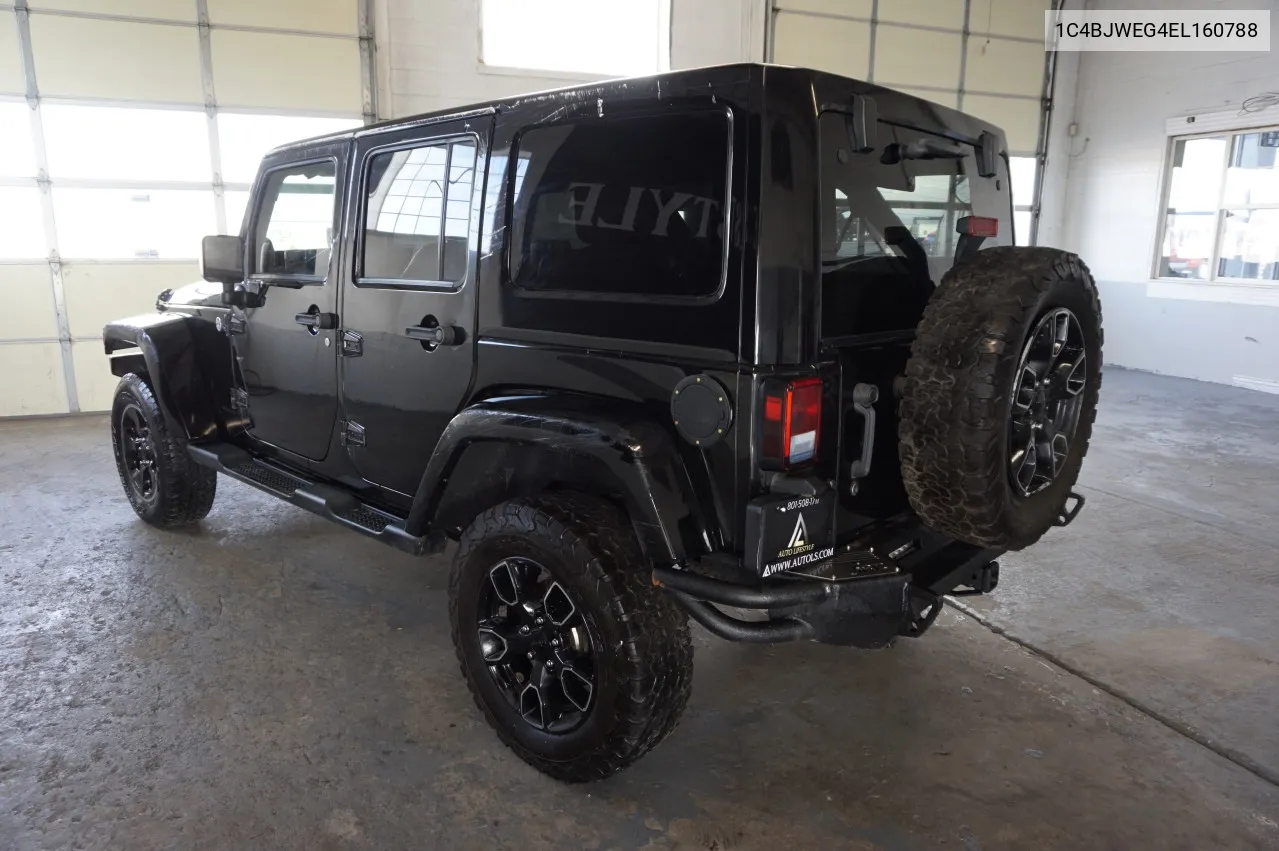 1C4BJWEG4EL160788 2014 Jeep Wrangler Unlimited Sahara